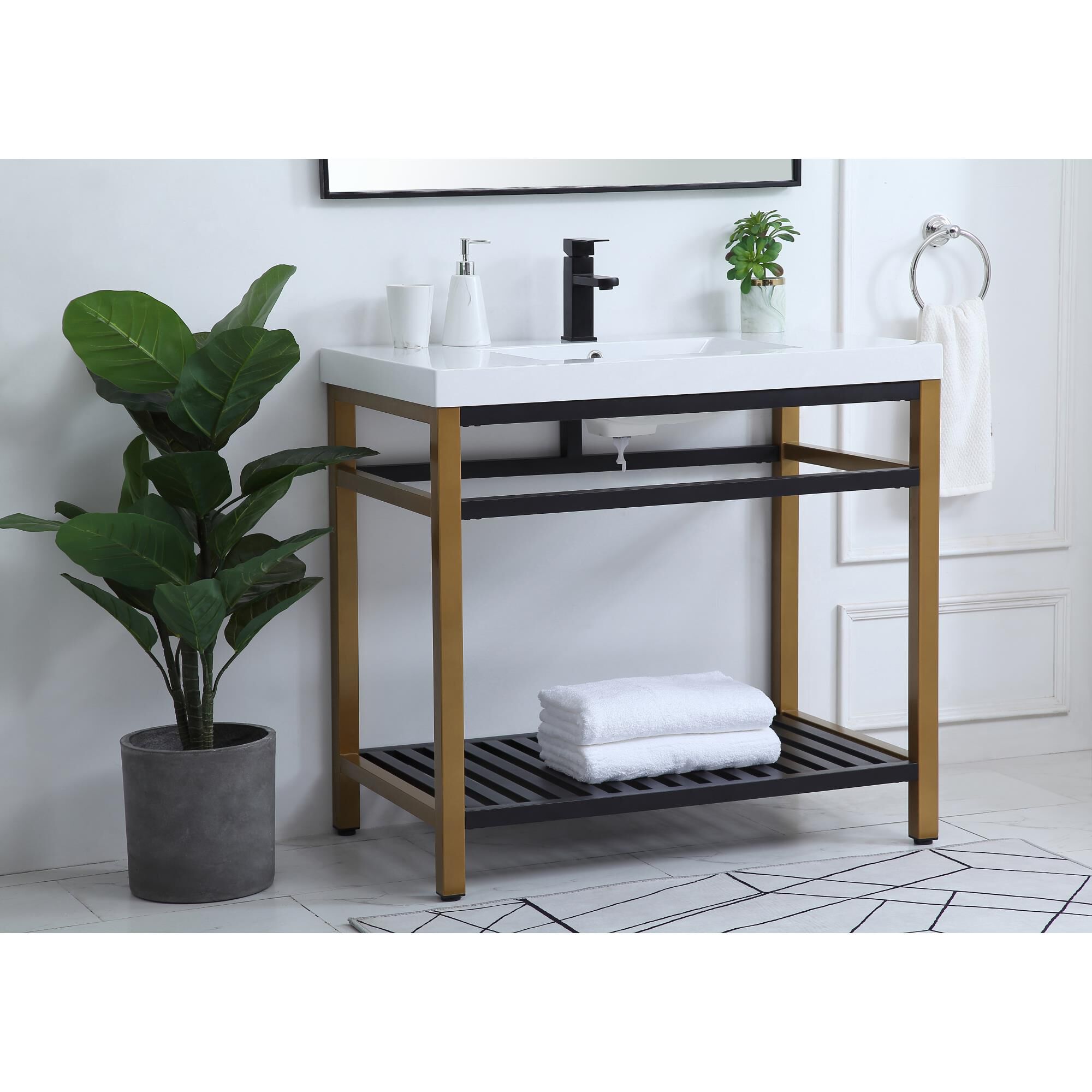 Shown in Golden Black finish