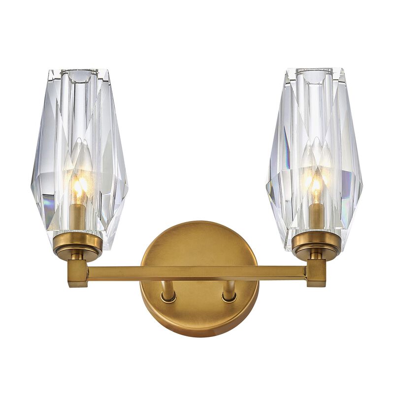 Ana 14 Inch 2 Light Bath Vanity Light by Hinkley