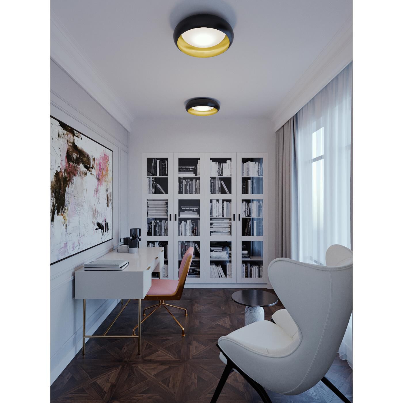 Kayce 12 Inch 1 Light LED Flush Mount by AFX Lighting