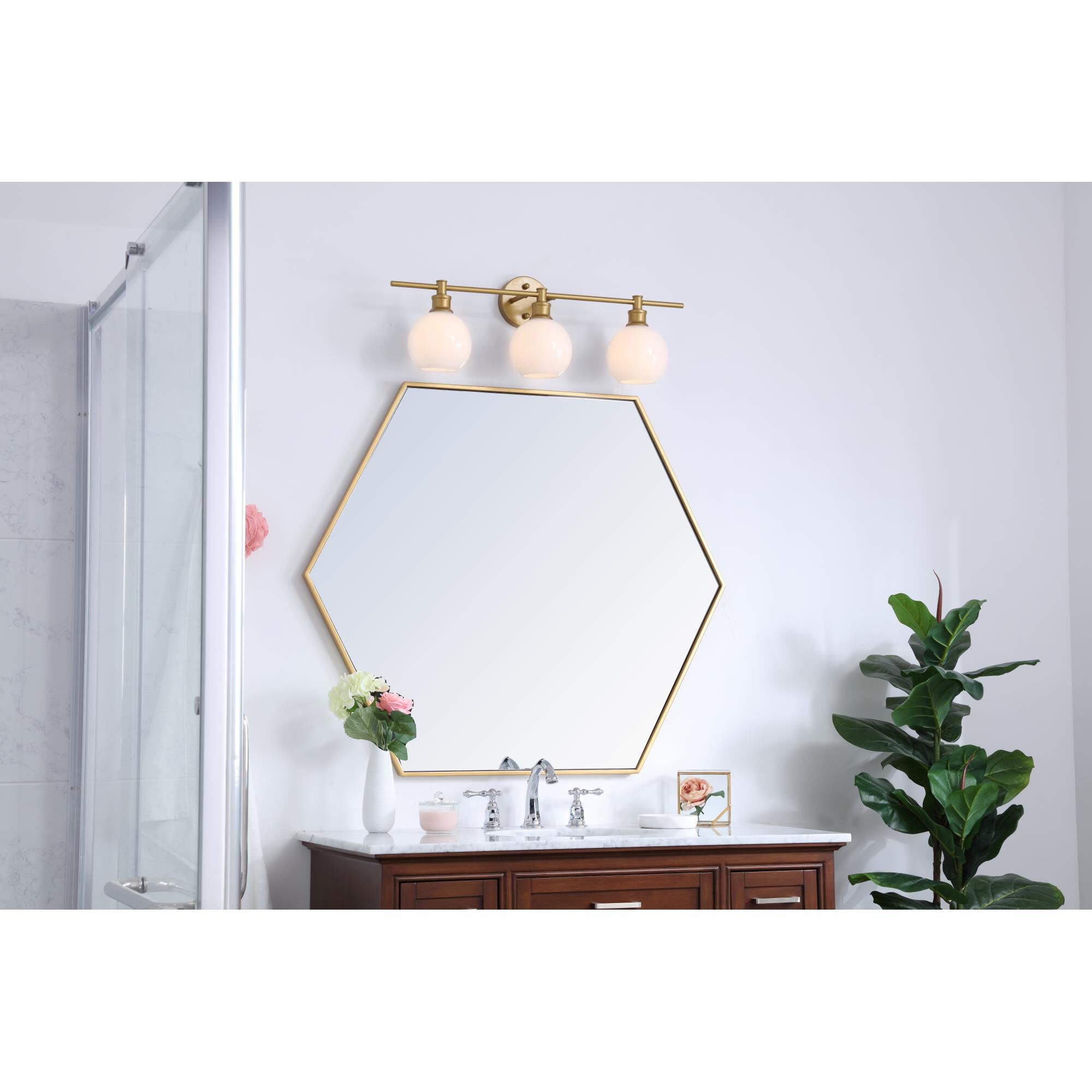 Collier 28 Inch Bath Vanity Light by Elegant Lighting