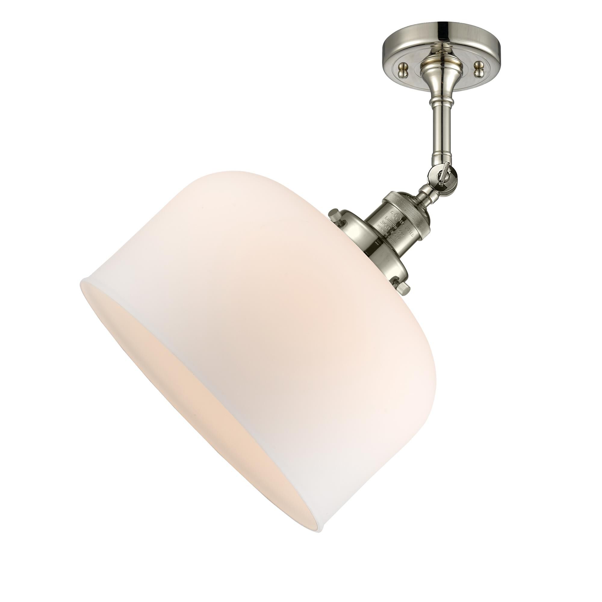 Bruno Marashlian Bell 12 Inch 1 Light Semi Flush Mount by Innovations Lighting