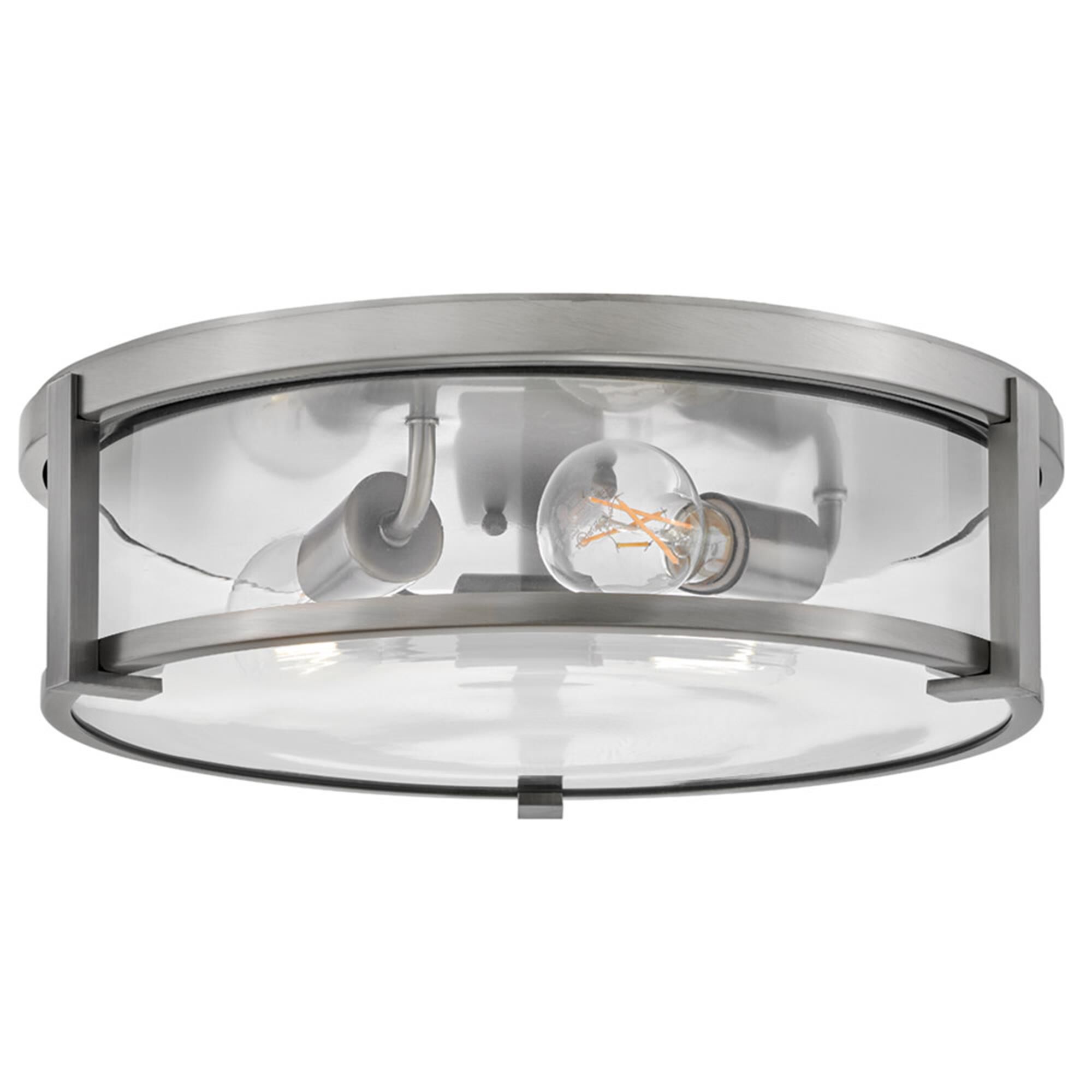Lowell 16 Inch 3 Light Flush Mount,