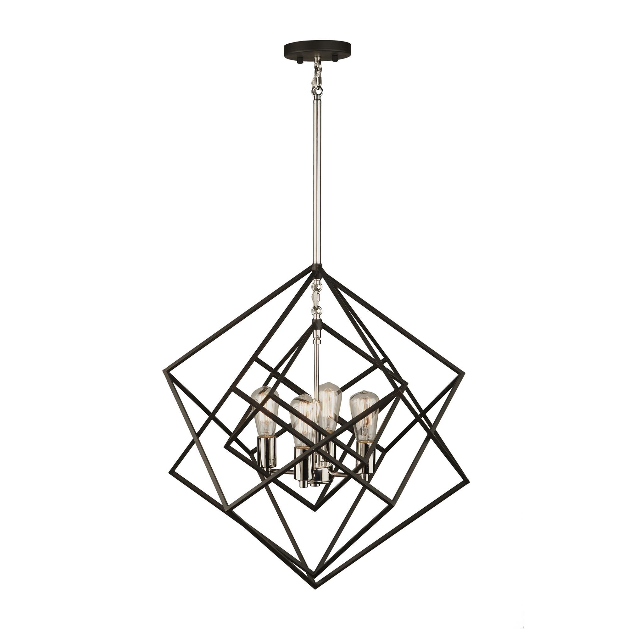 Artistry 24 Inch 4 Light Chandelier by Artcraft