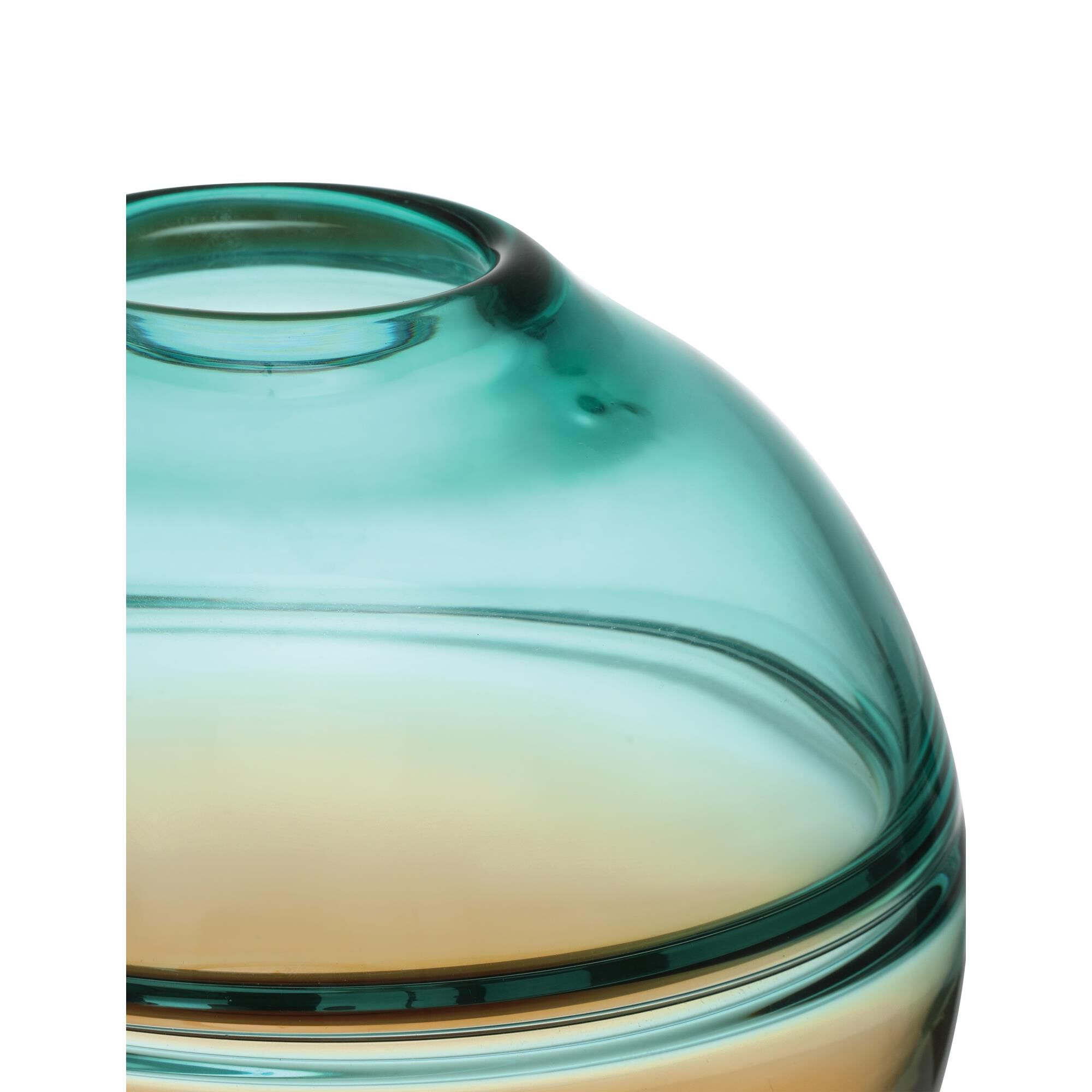 Shown in Aqua Blue, Amber and Green finish