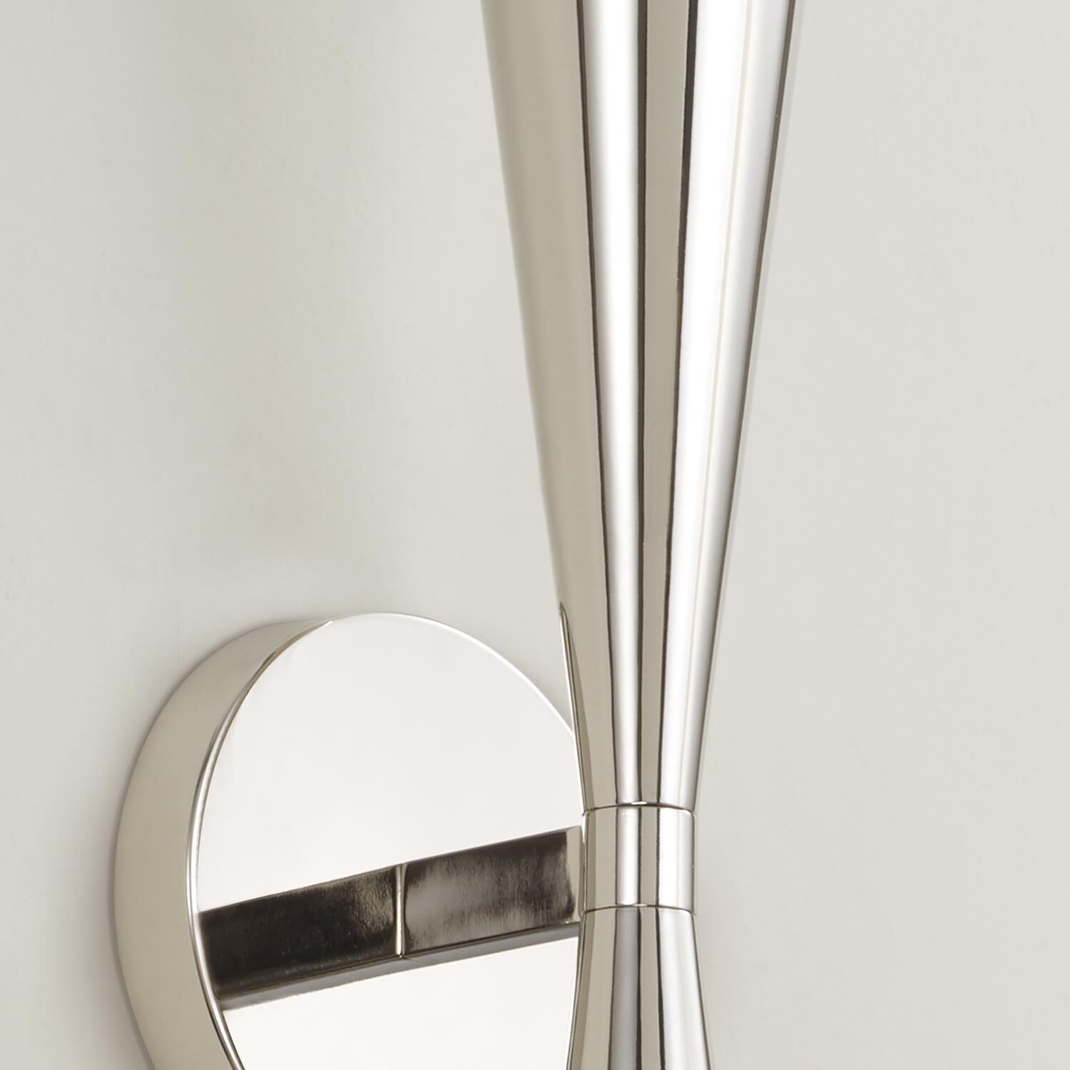 Shown in Polished Nickel finish and Polished Nickel Metal  With White Interior shade
