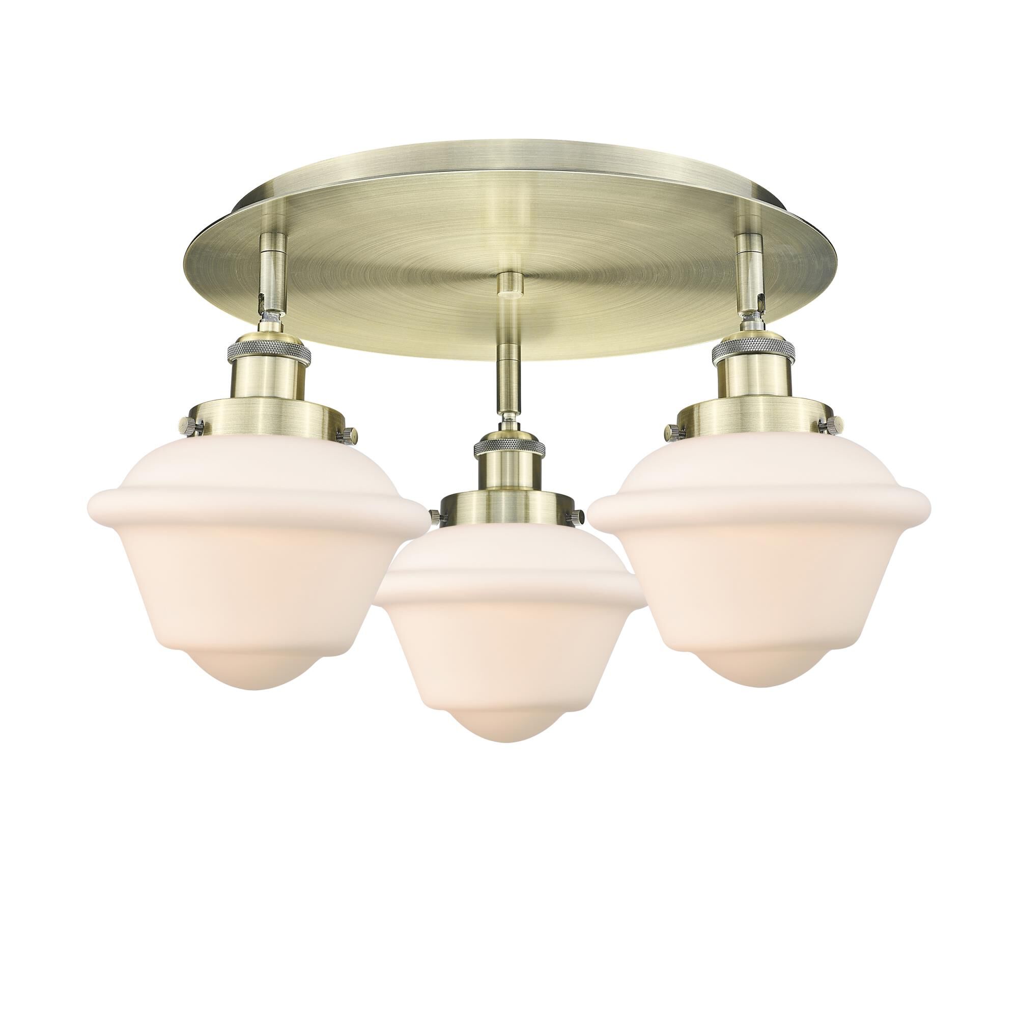 Bruno Marashlian Oxford 18 Inch 3 Light Flush Mount by Innovations Lighting