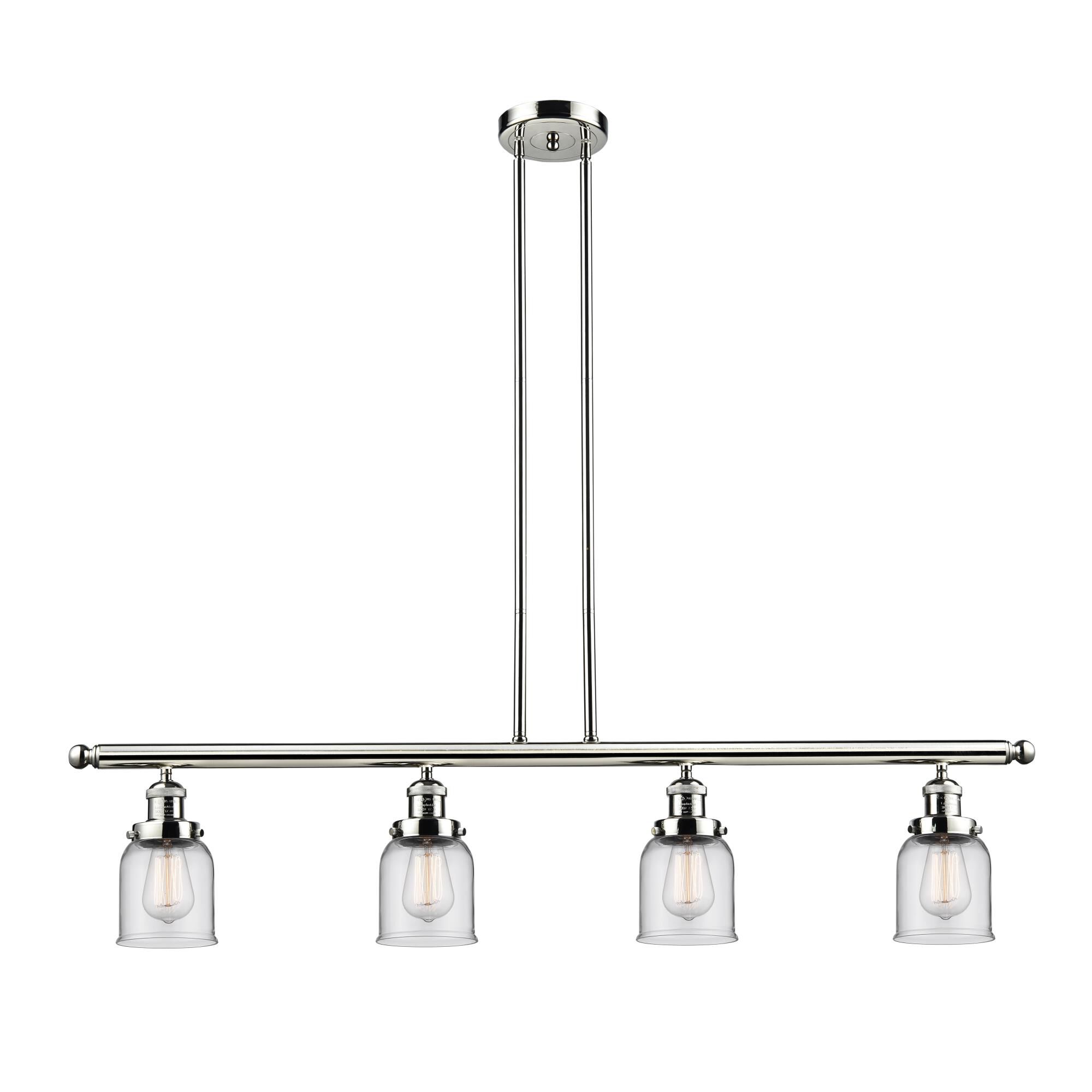 Bruno Marashlian Small Bell 48 Inch 4 Light LED Linear Suspension Light by Innovations Lighting