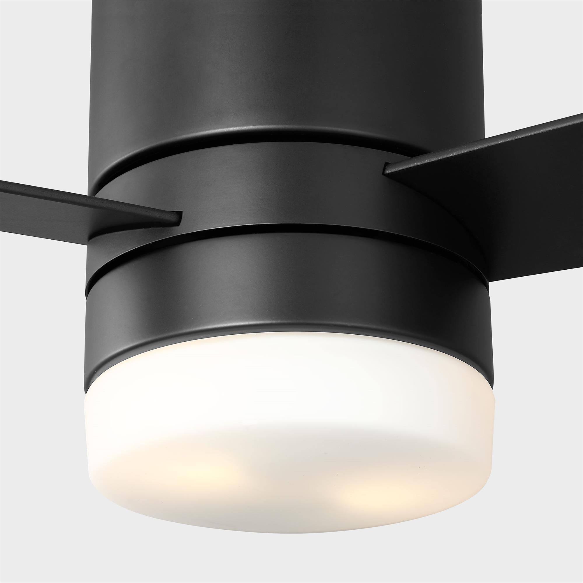 Era Hugger 32 Inch Flush Mount Fan with Light Kit,