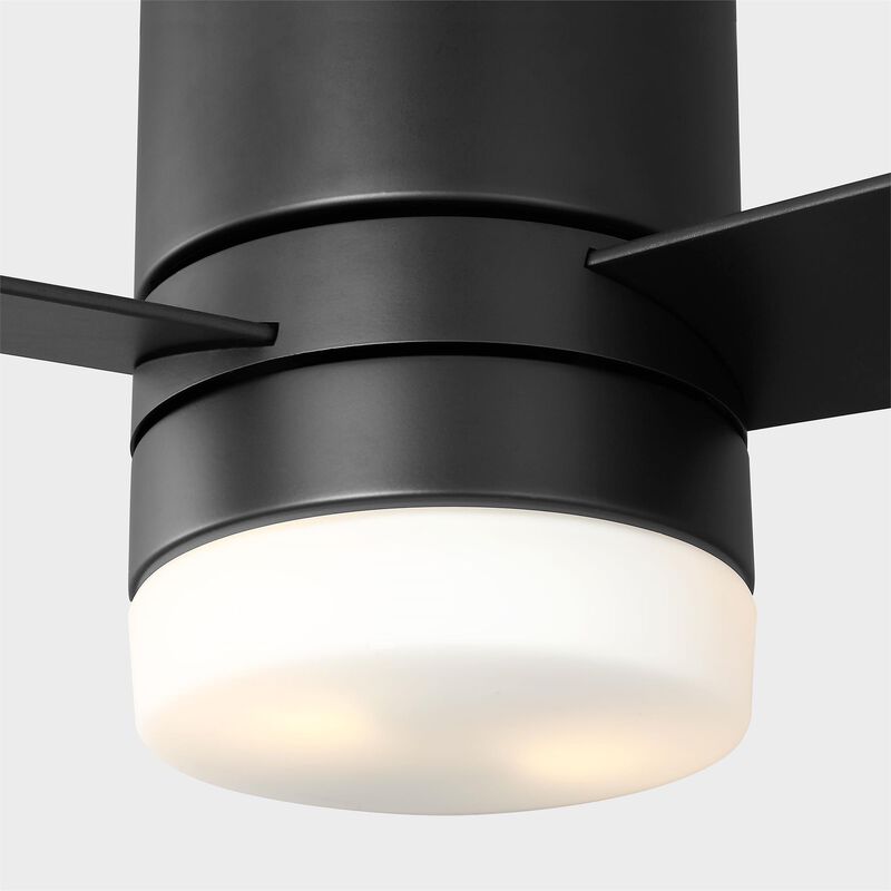 Era Hugger 32 Inch Flush Mount Fan with Light Kit by Generation Lighting