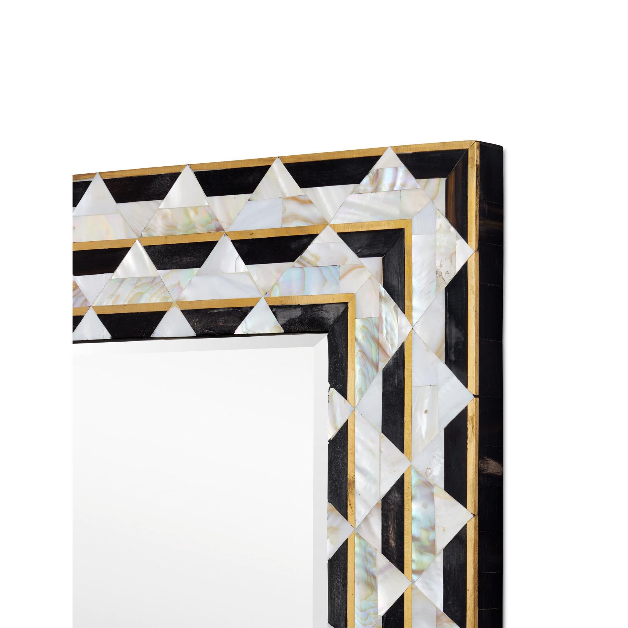 Macy 30 Inch Decorative Mirror by Currey and Company