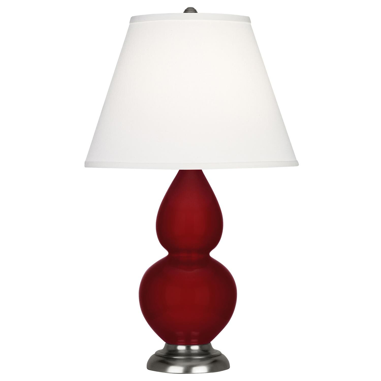 Shown in Sangria finish and Pearl shade and Antique Silver accent