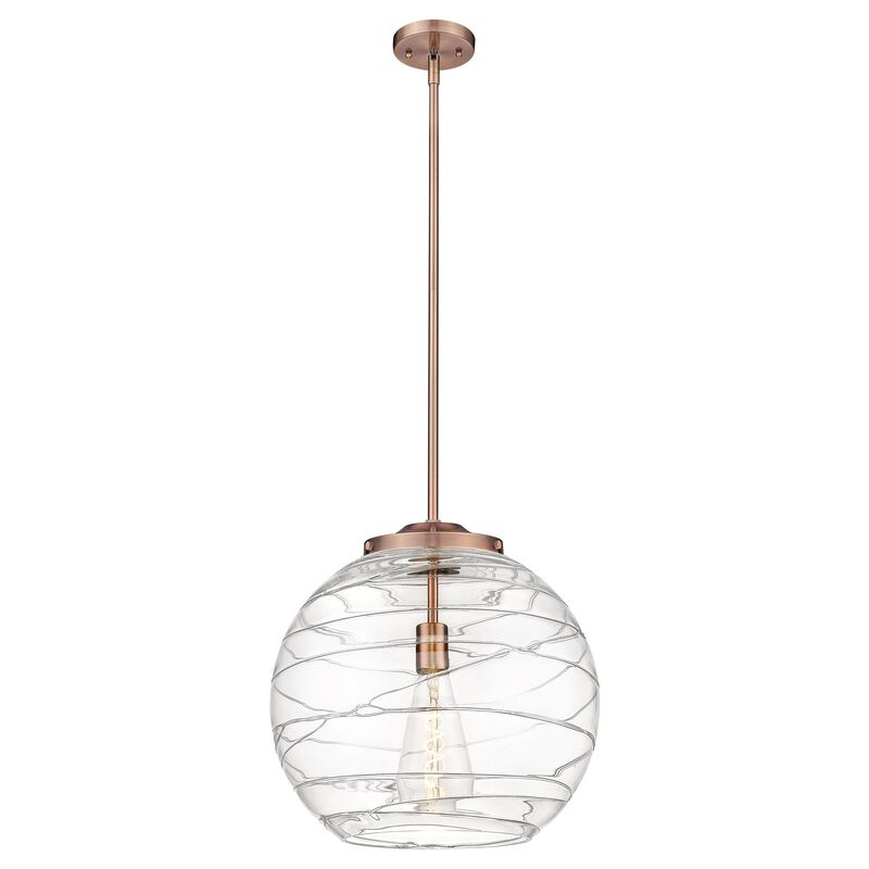 Bruno Marashlian Athens Deco Swirl 16 Inch Large Pendant by Innovations Lighting