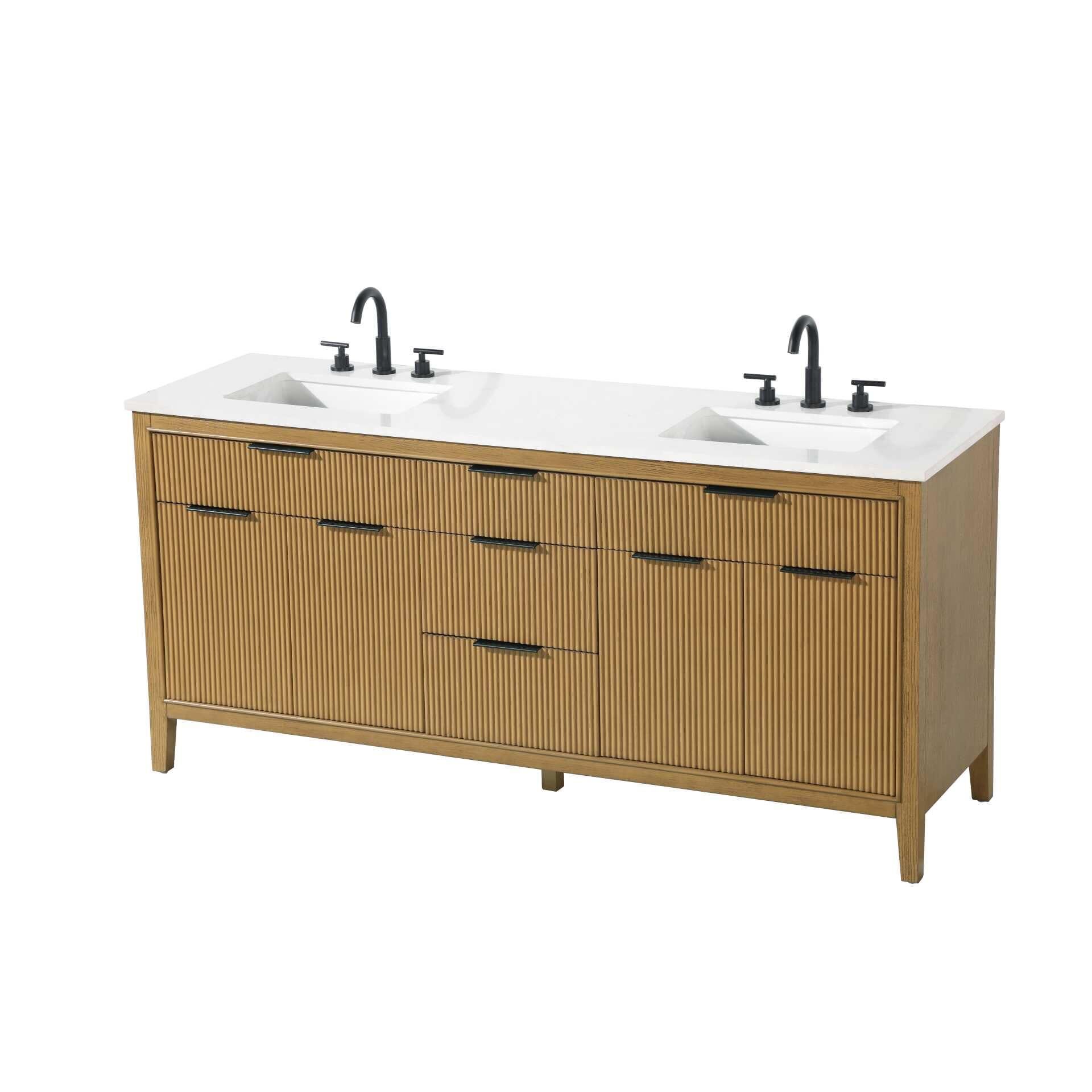 Langston 72 Inch Bath Vanity by Elegant Decor