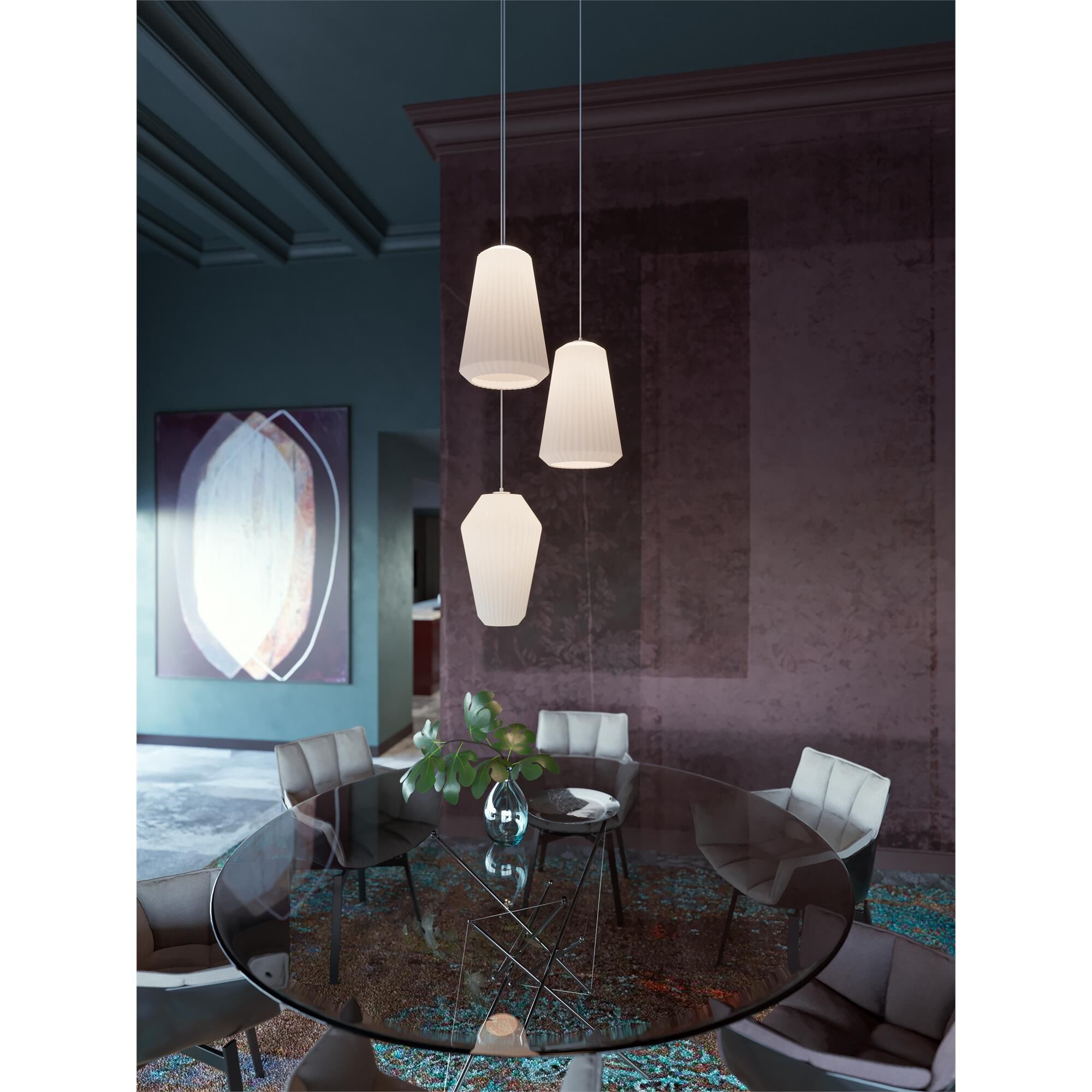 Lily 48 Inch 3 Light Multi Light Pendant by AFX Lighting