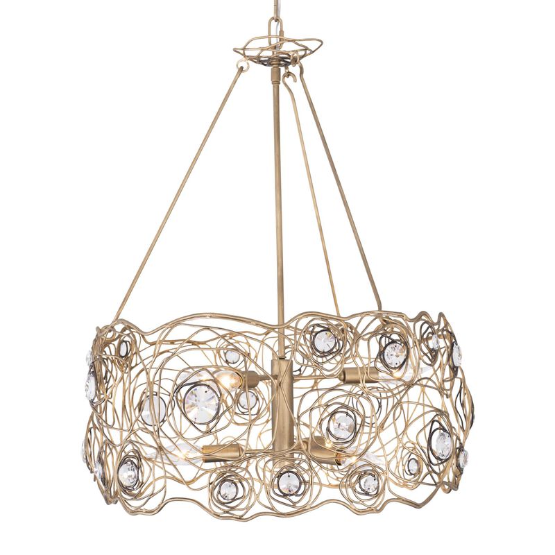 Ron Henderson Ethereal Rose Chandelier by Varaluz