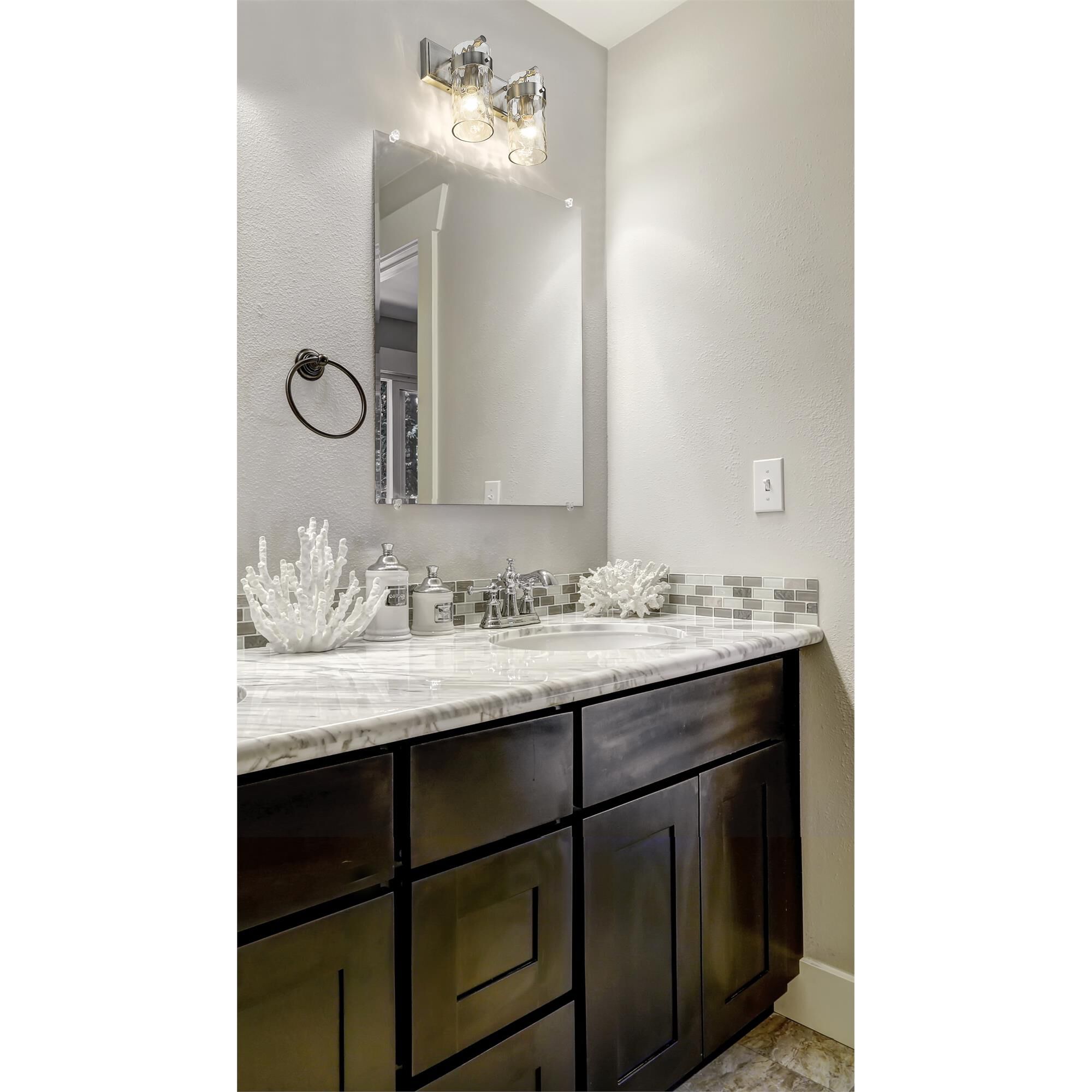 Shown in Brushed Nickel finish