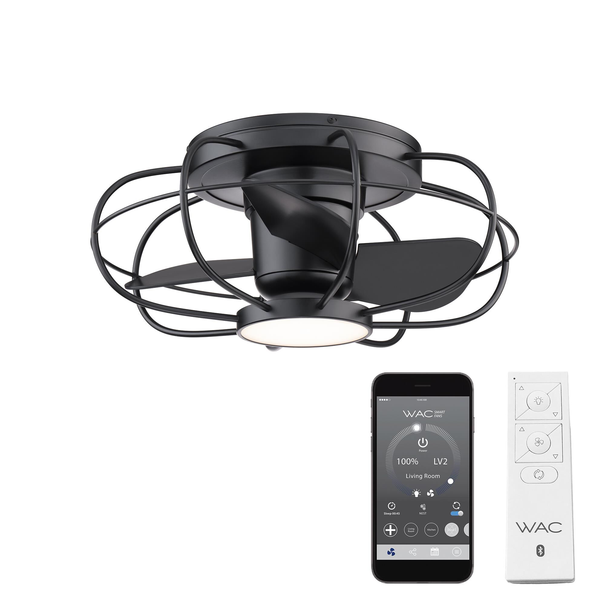 Aella 22 Inch Flush Mount Fan by WAC Lighting