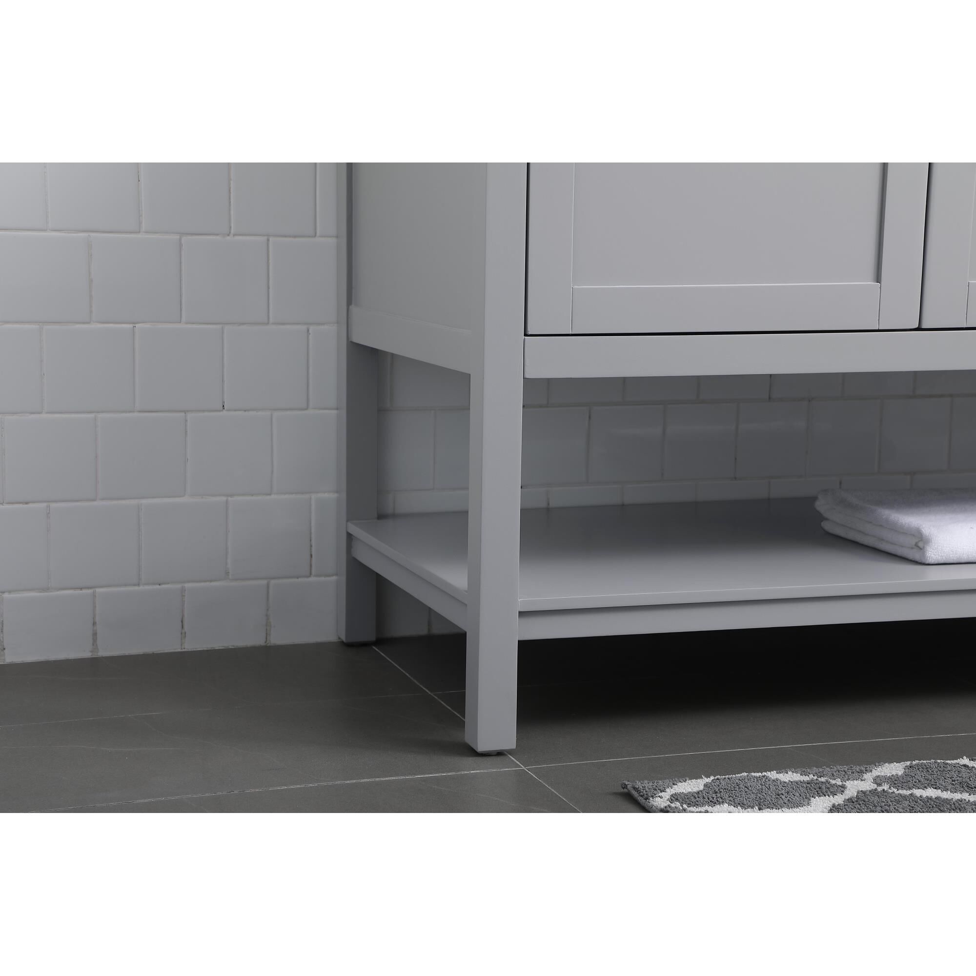 Shown in Grey finish