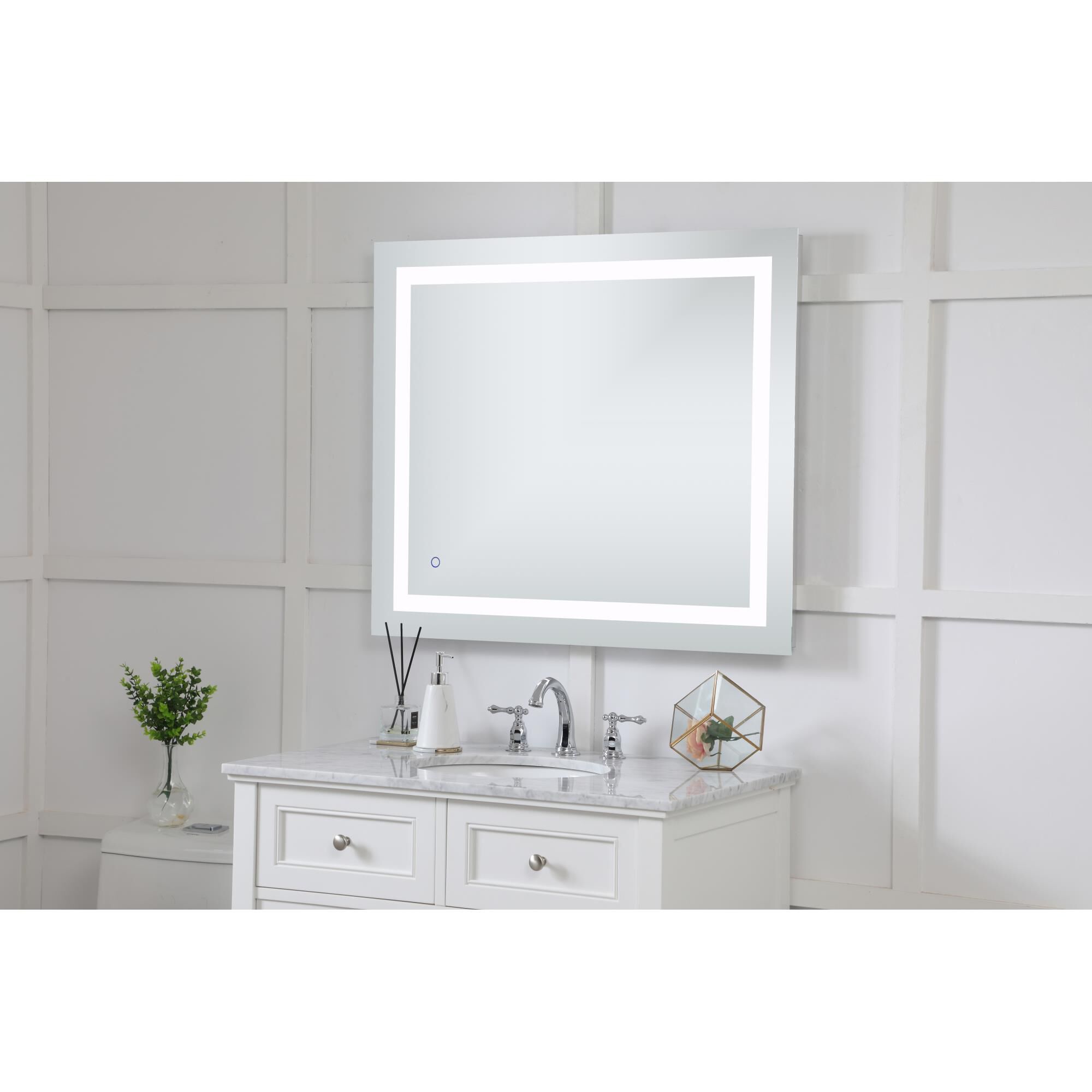 Helios LED Lighted Mirrors by Elegant Decor