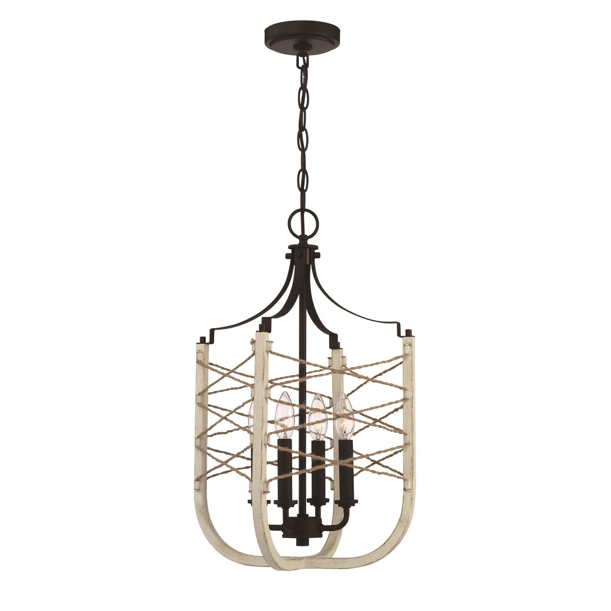 Shown in Cottage White/Espresso finish