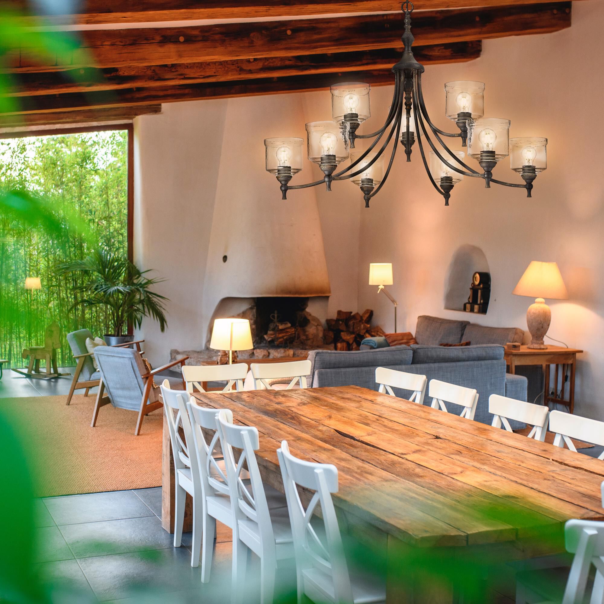 Keating 44 Inch Chandelier by Golden Lighting