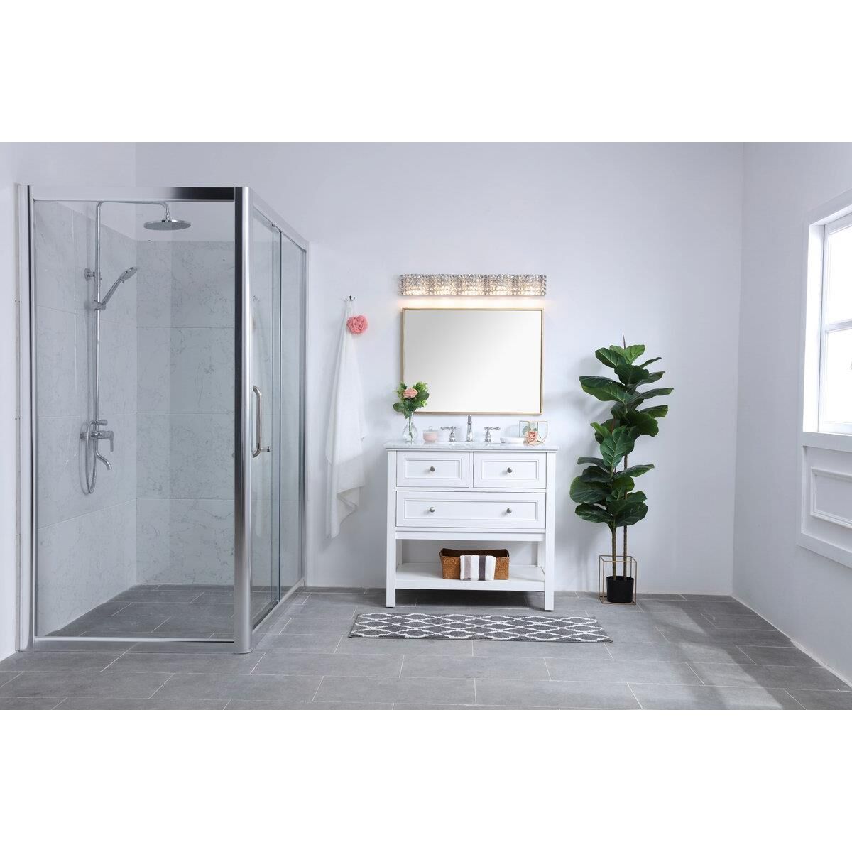 Ollie 33 Inch Wall Sconce by Elegant Lighting