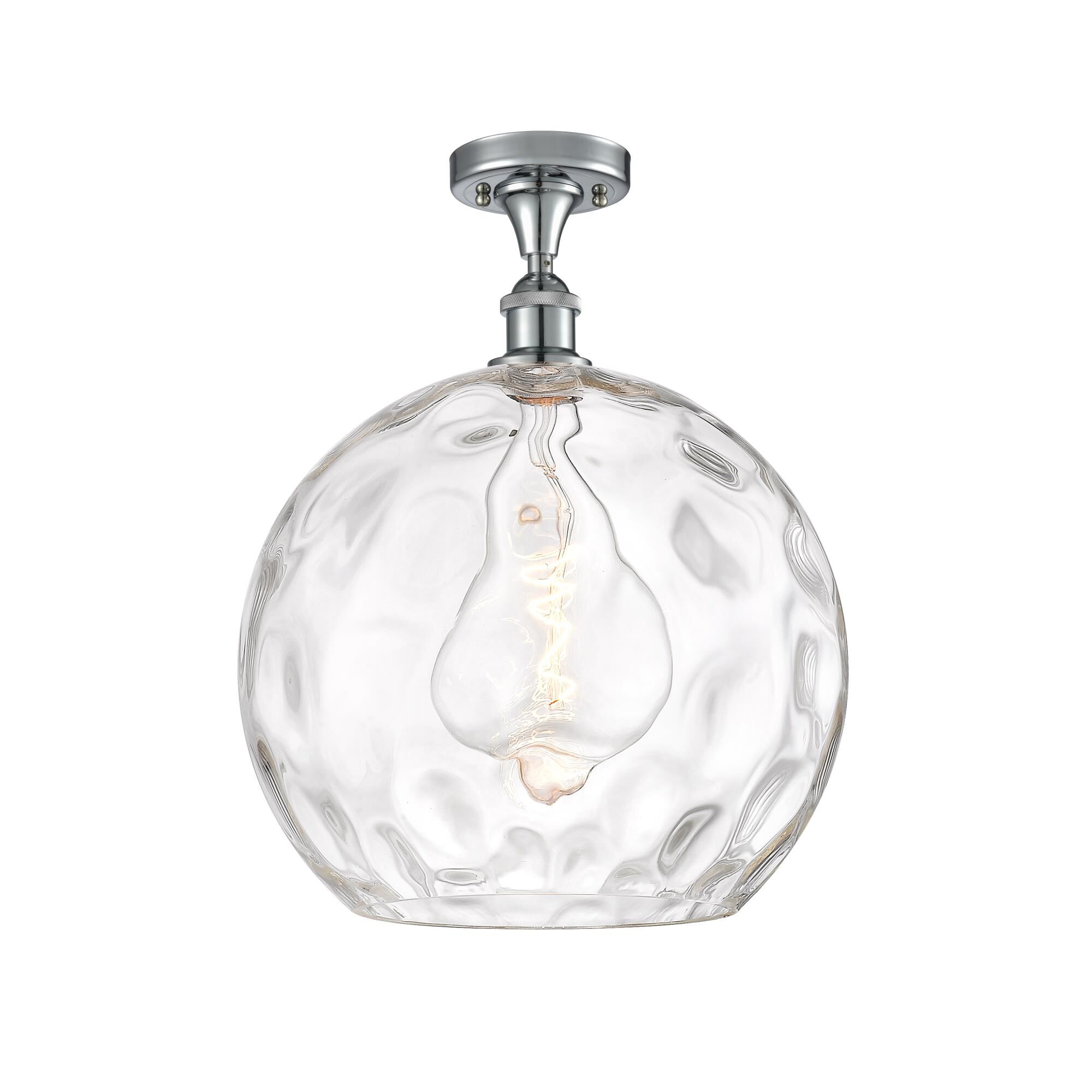 Bruno Marashlian Athens Water Glass 13 Inch 1 Light Semi Flush Mount by Innovations Lighting