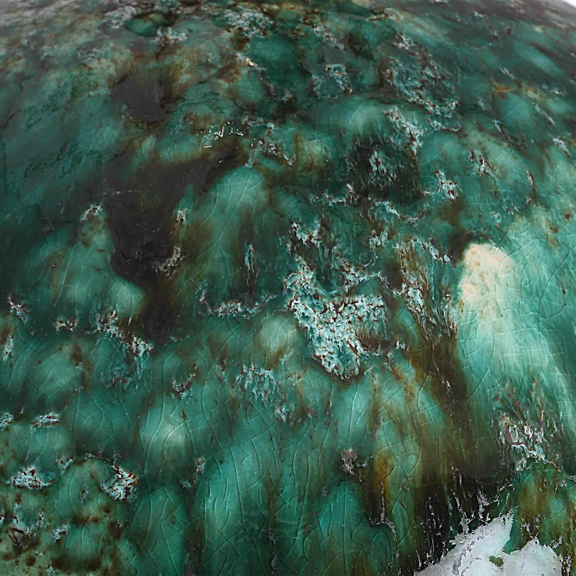 Shown in Blue and Green finish and Round Drum Hardback shade