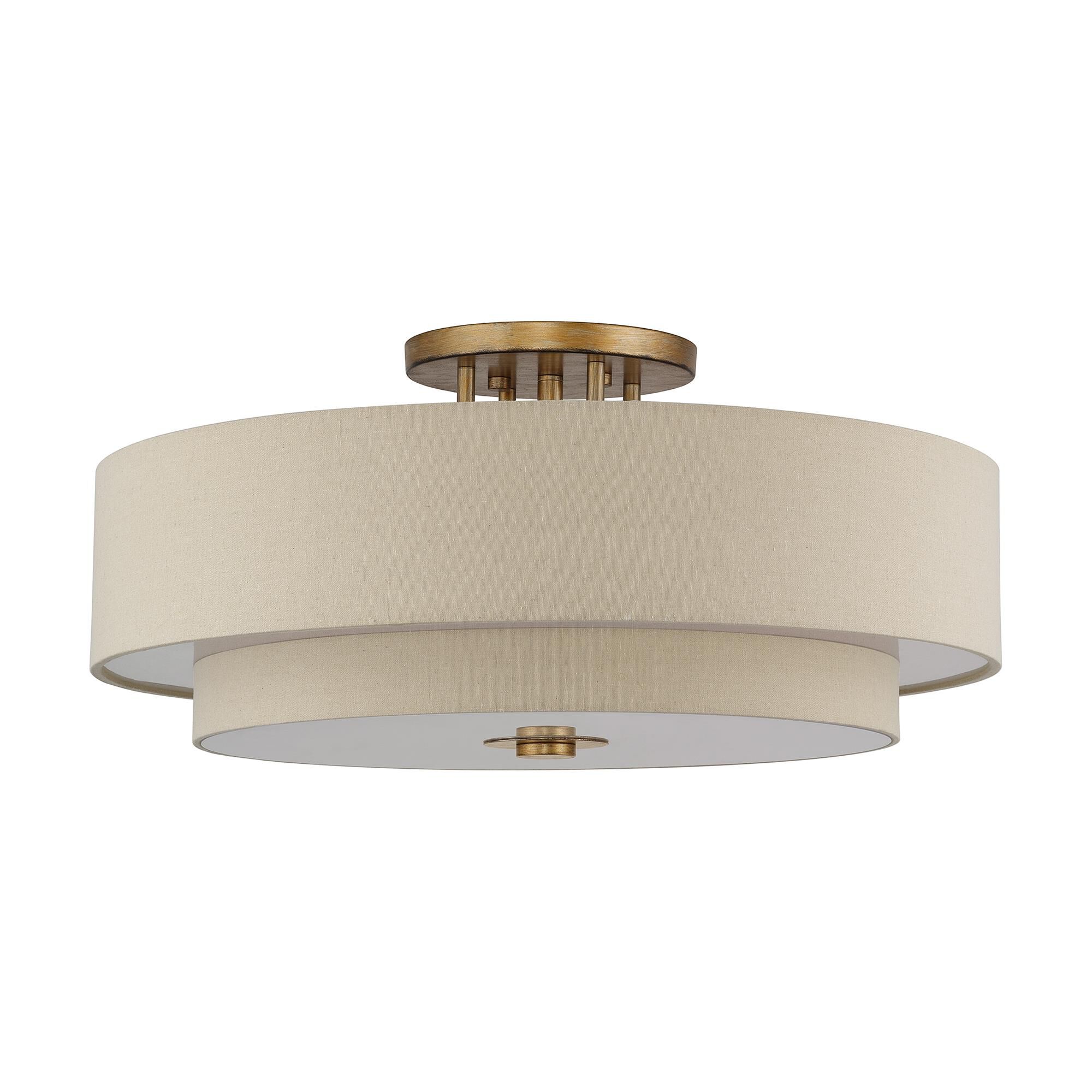 Bellingham 30 Inch Semi Flush Mount by Livex Lighting