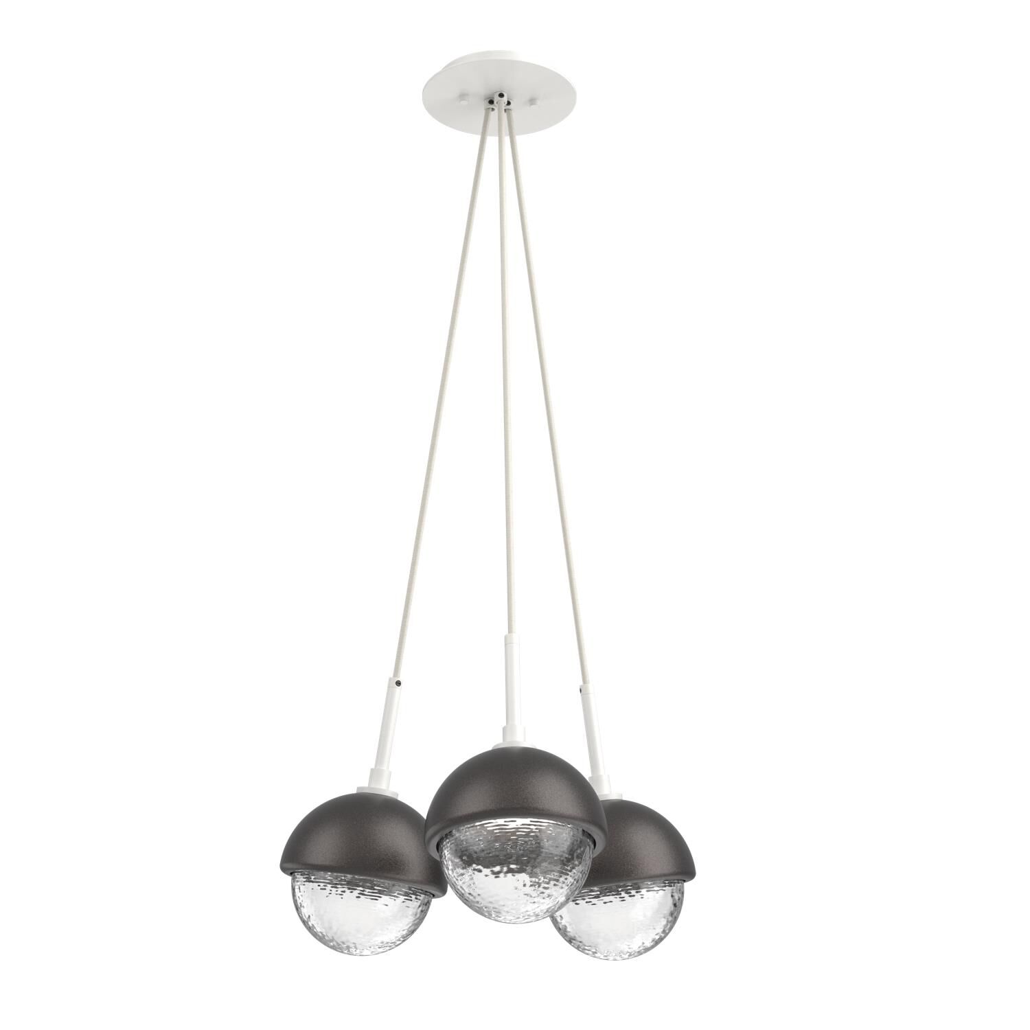 Levi Wilson Cabochon 13 Inch Multi Pendant Light by Hammerton Studio