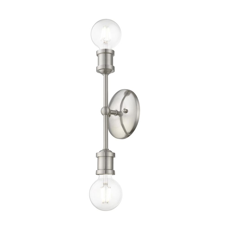 Lansdale 12 Inch 2 Light Bath Vanity Light by Livex Lighting