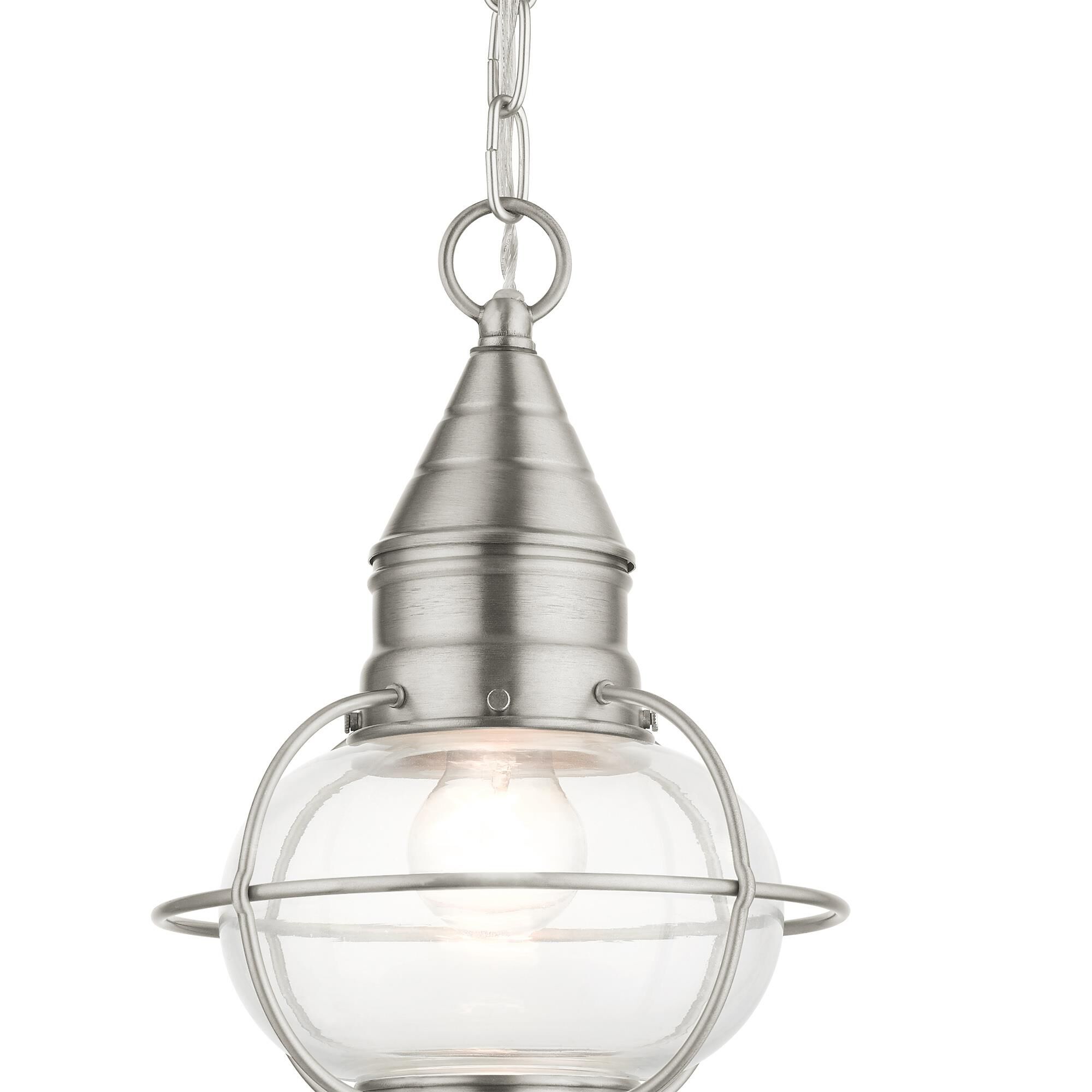Livex Lighting Newburyport 11 Inch Tall Outdoor Hanging Lantern