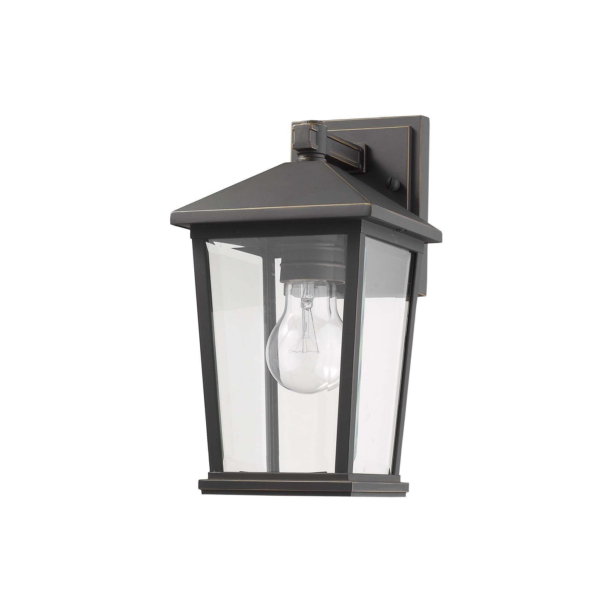 Shown in Oil Rubbed Bronze finish and Glass shade