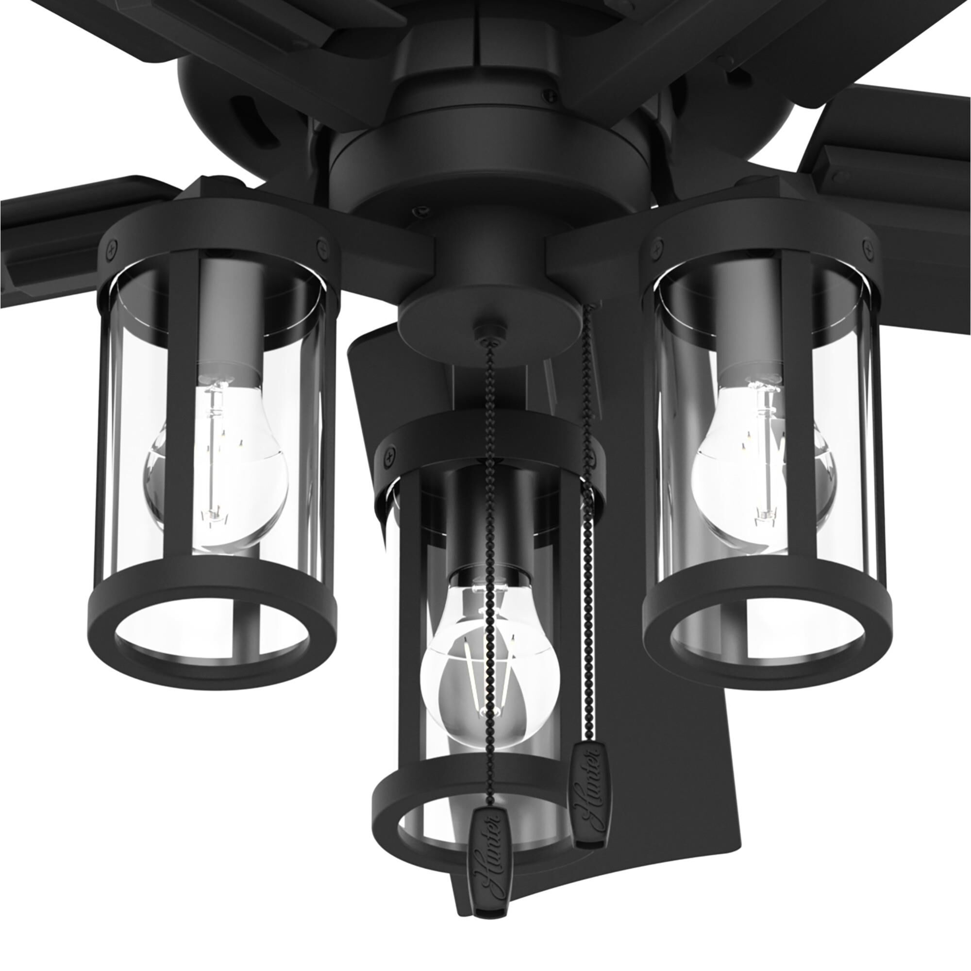 Lawndale 52 Inch Ceiling Fan with Light Kit by Hunter Fan