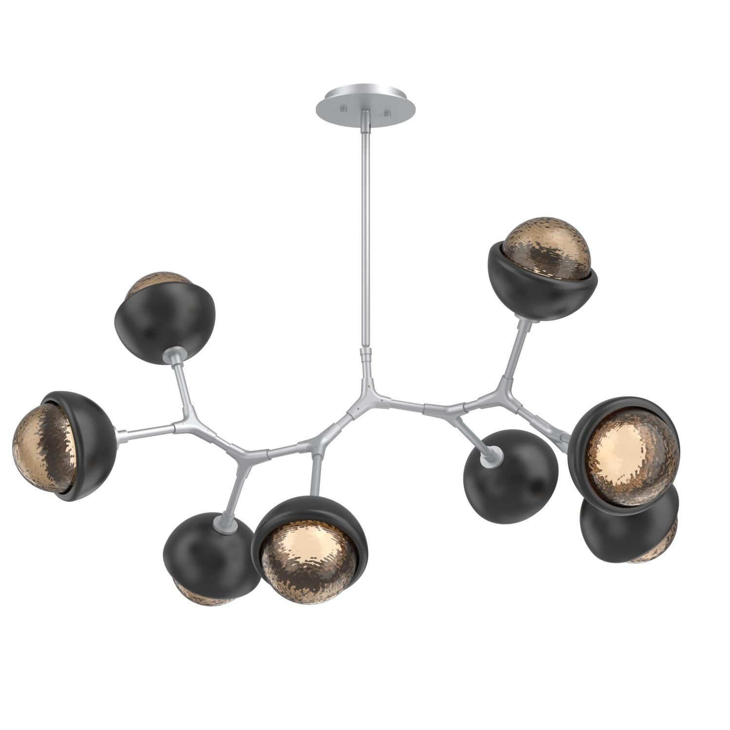 Shown in Classic Silver finish and Bronze glass and Matte Black accent