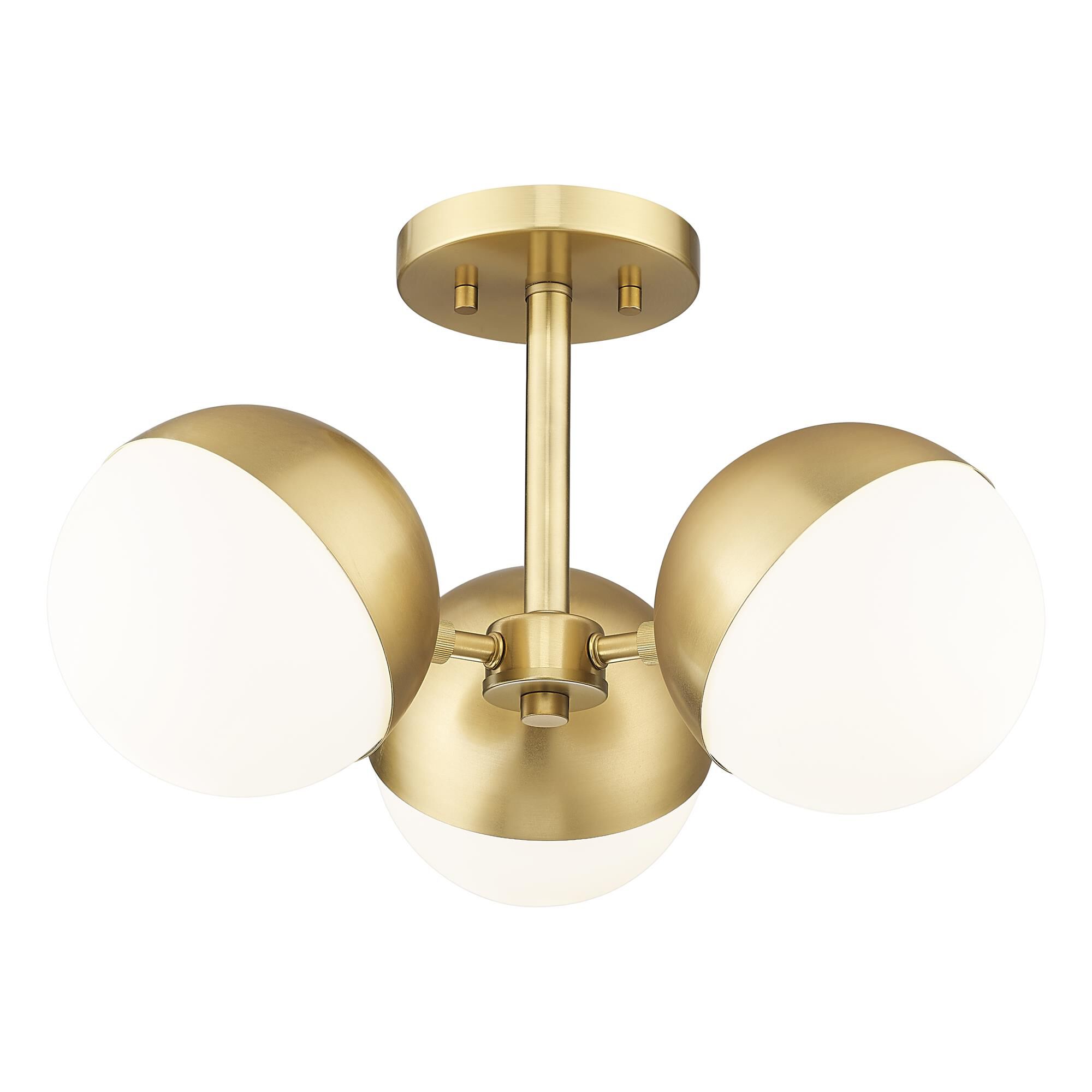 Realm Sphere 17 Inch Semi Flush Mount by Z Lite