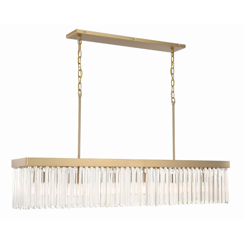 Emory Medium Linear Chandelier by Crystorama