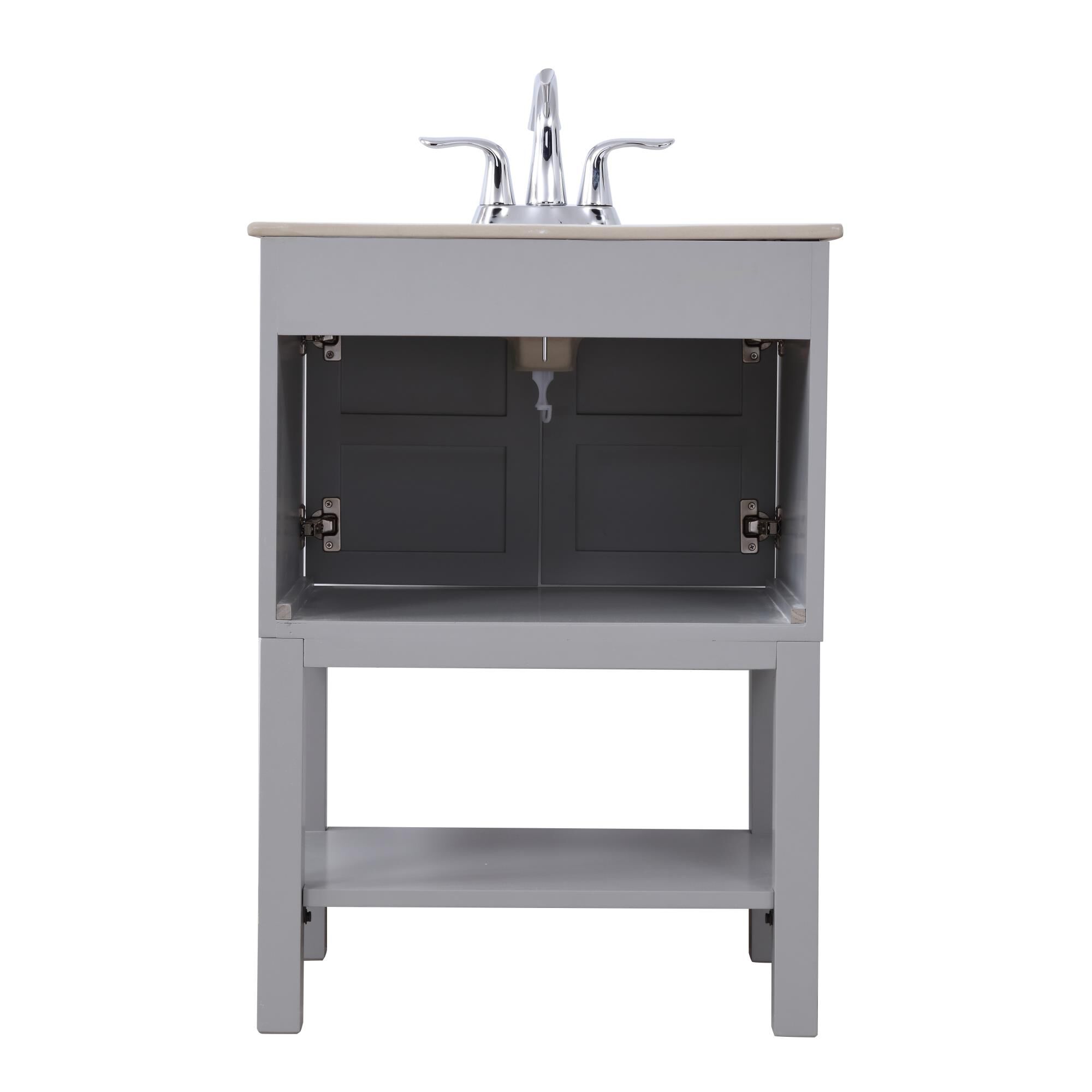 Shown in Grey finish