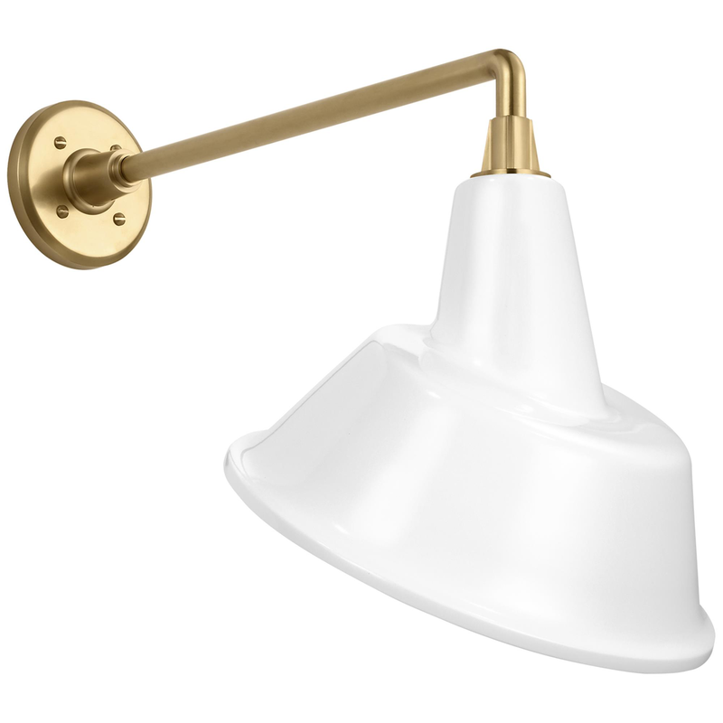 Thomas O'Brien Academy Barn Light 18 Inch Outdoor Wall Light by Visual Comfort Signature Collection