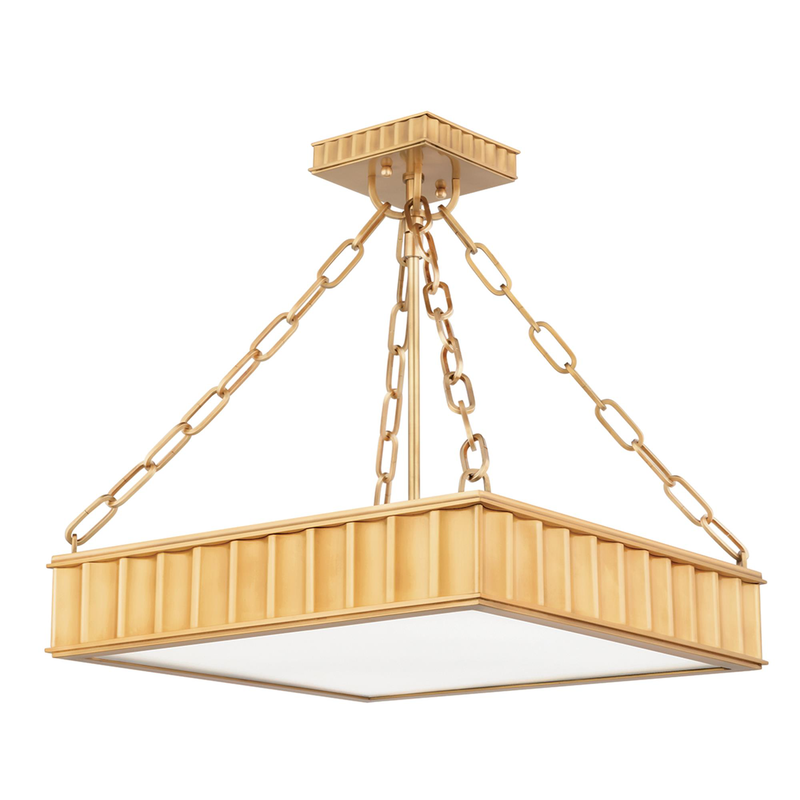 Middlebury 16 Inch 3 Light Semi Flush Mount by Hudson Valley Lighting