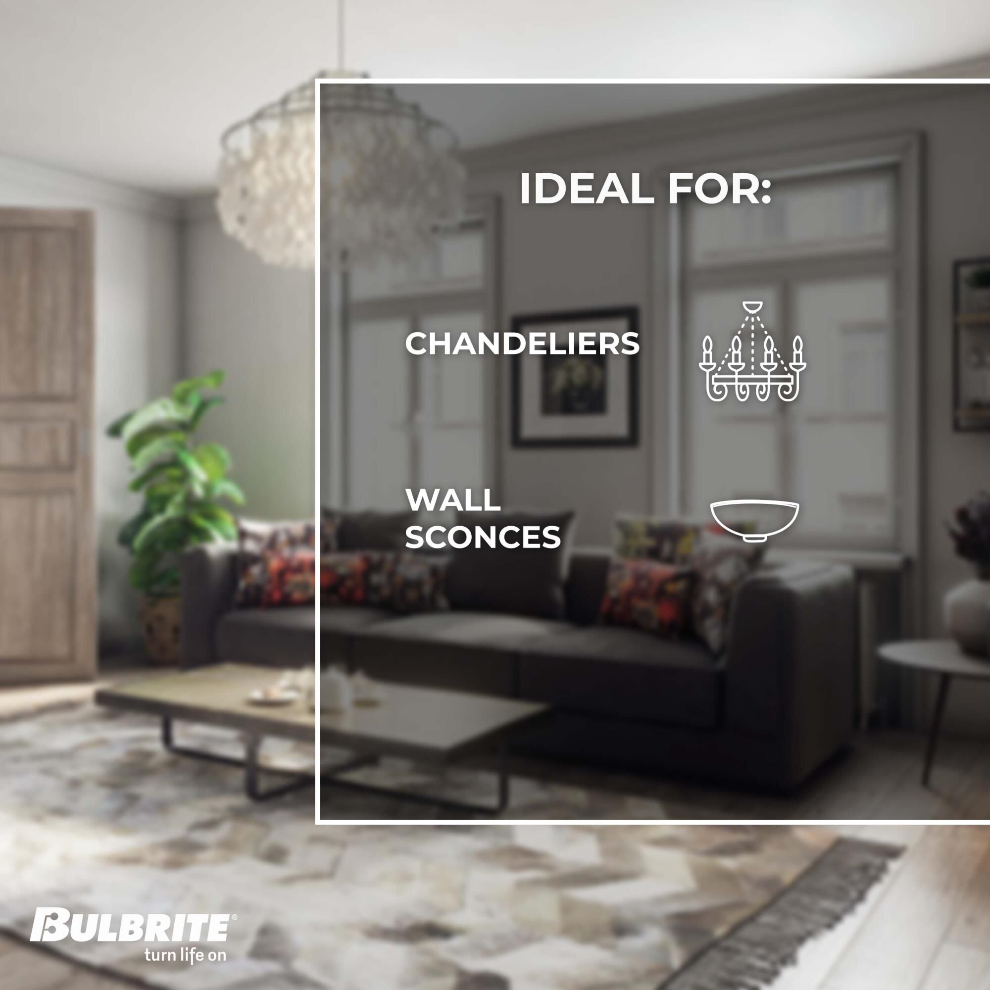 Shown in Clear/Iridescent finish