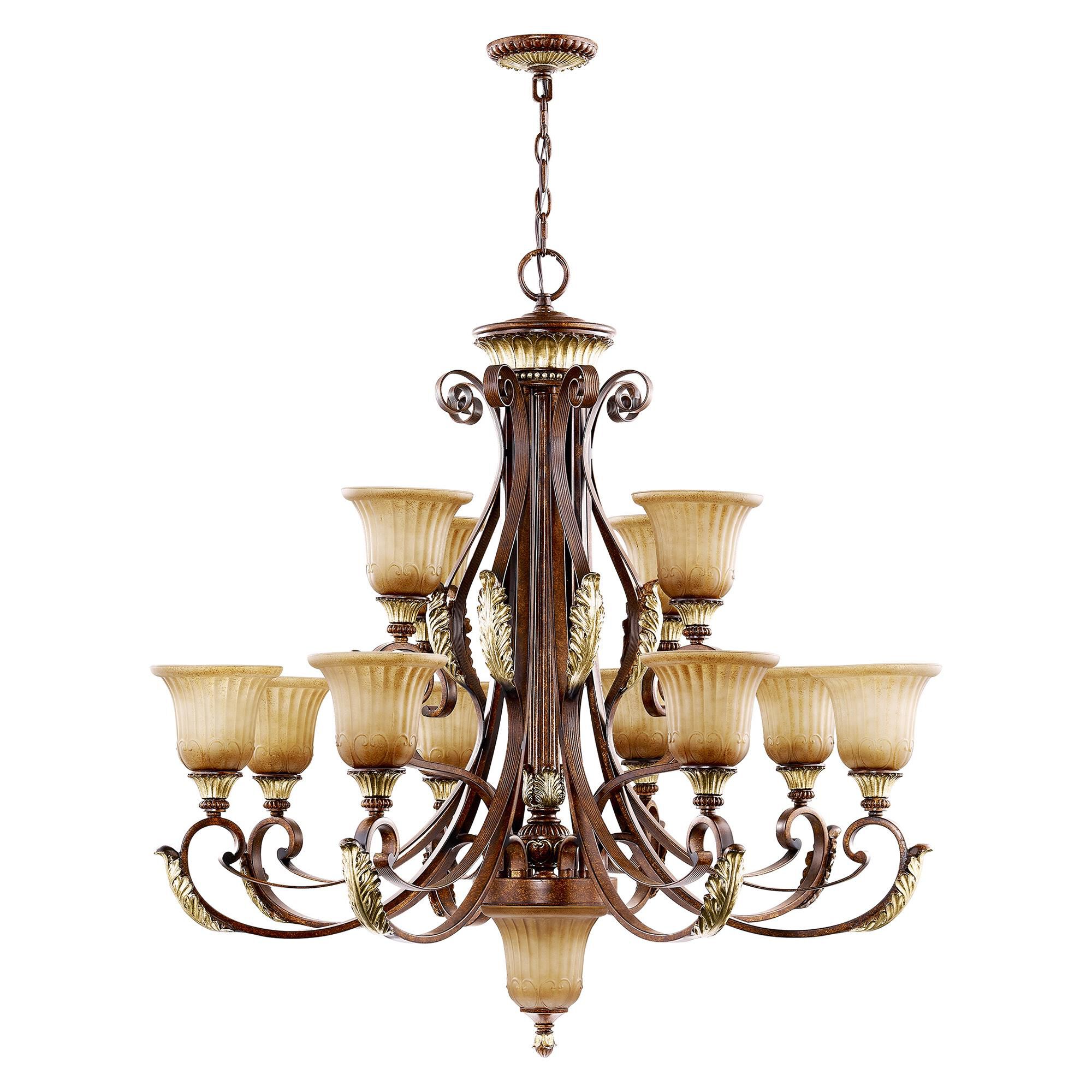 Villa Verona 40 Inch 13 Light Chandelier by Livex Lighting