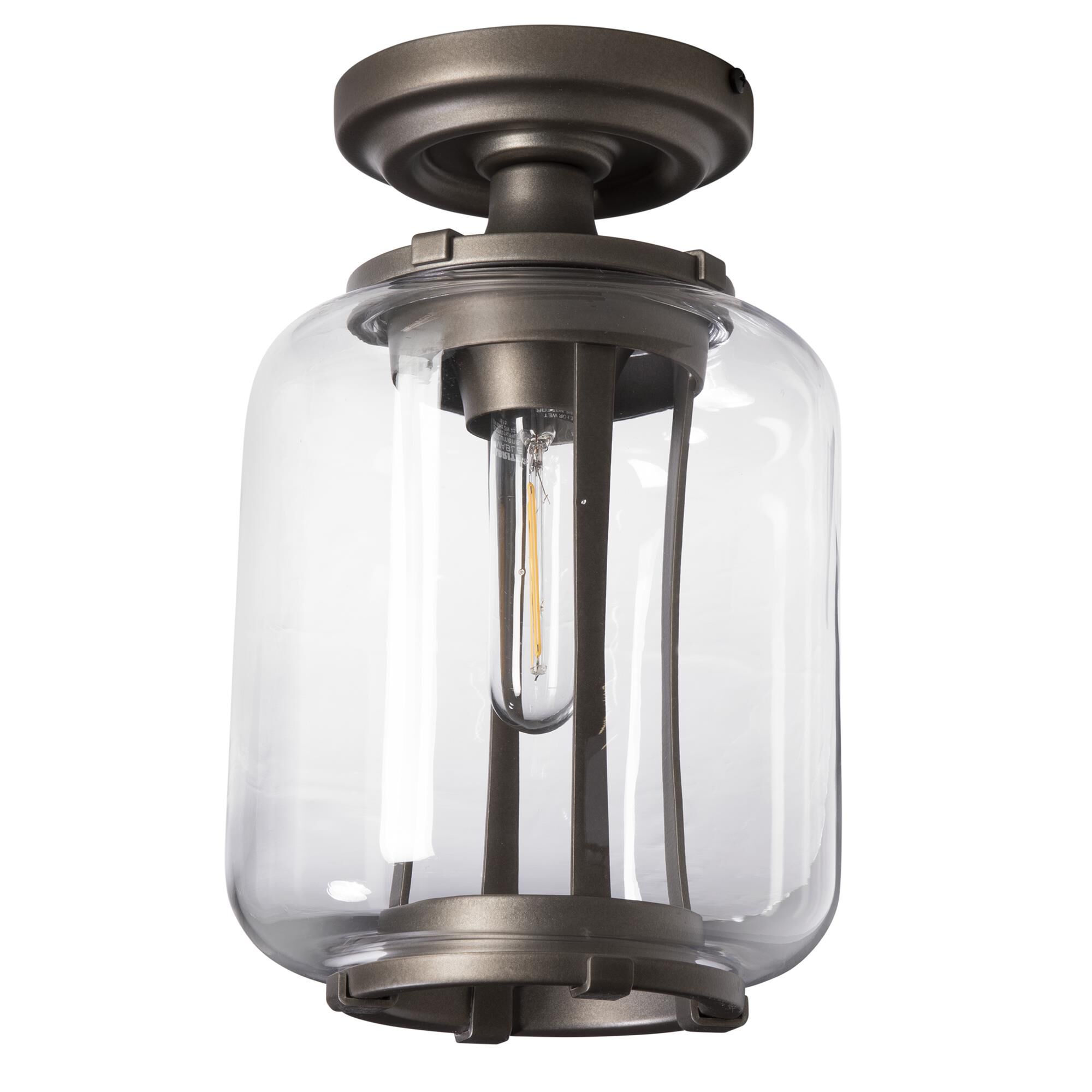 Shown in Coastal Oil Rubbed Bronze finish and Clear glass