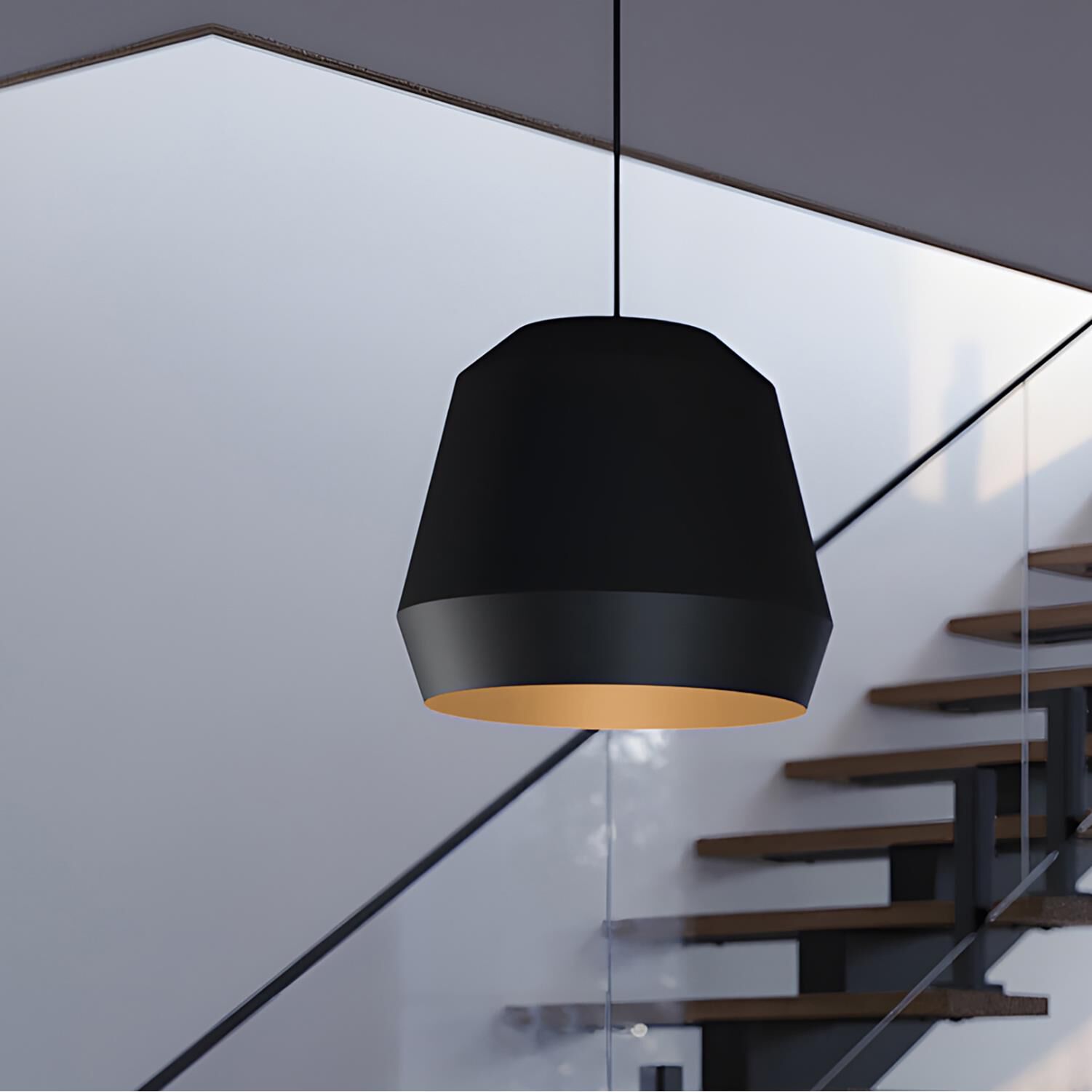 Shown in Black and Gold finish