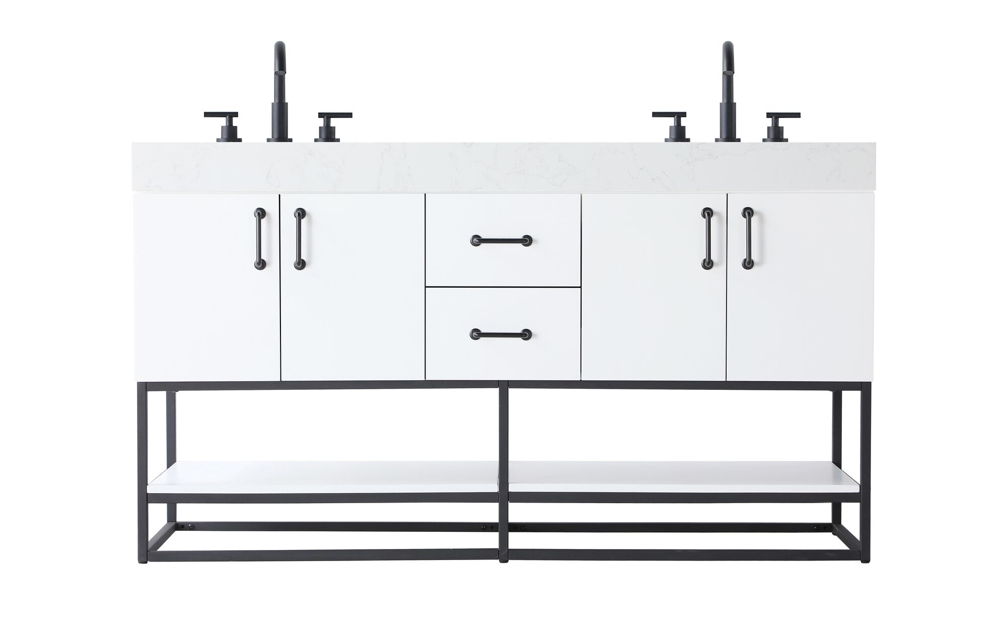Shown in White finish