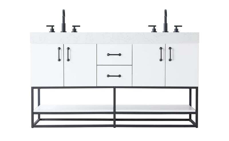 Caroline 60 Inch Bath Vanity by Elegant Dcor