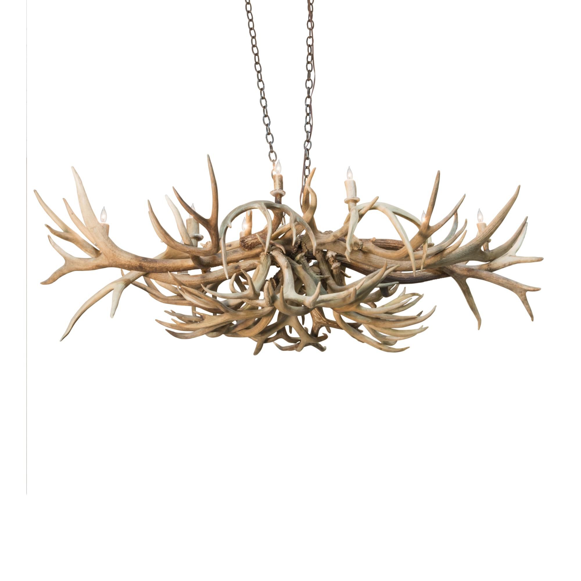 Antlers 71 Inch 10 Light Chandelier by Meyda Lighting