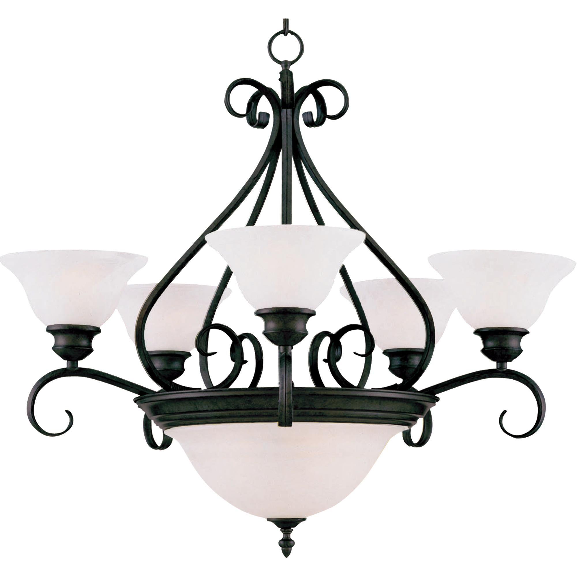Pacific 27 Inch 7 Light Chandelier by Maxim Lighting