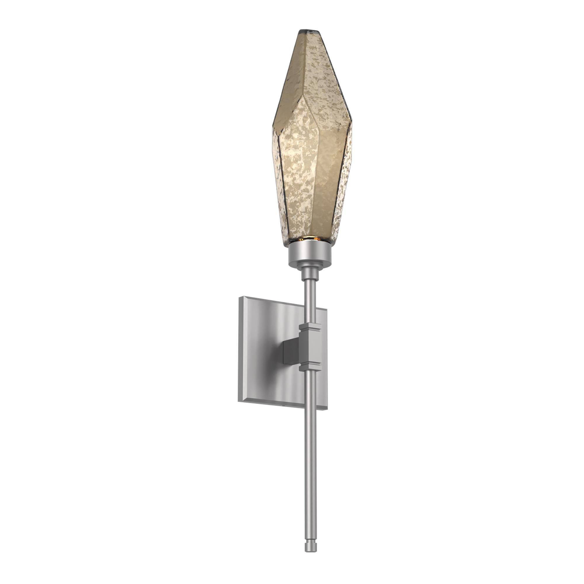 Shown in Classic Silver finish and Chilled Bronze glass