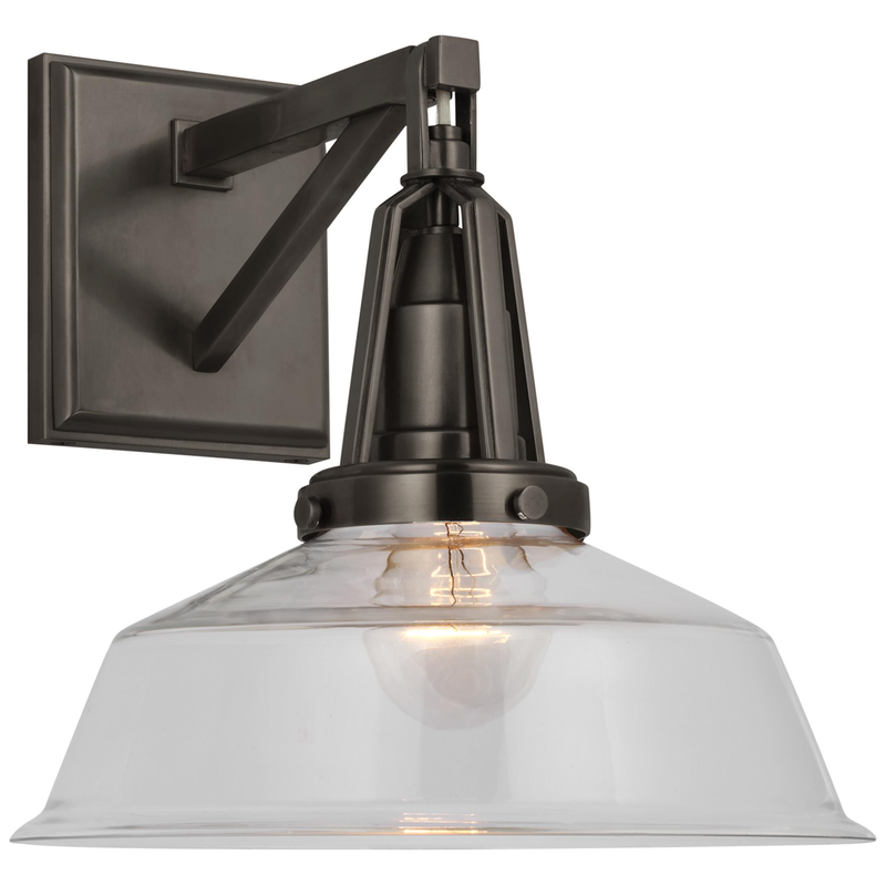 Visual Comfort Signature Collection Chapman & Myers Layton 10 Inch Wall Sconce